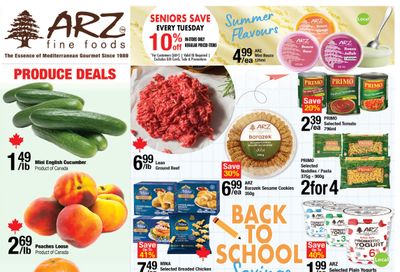 Arz Fine Foods Flyer August 21 to 27
