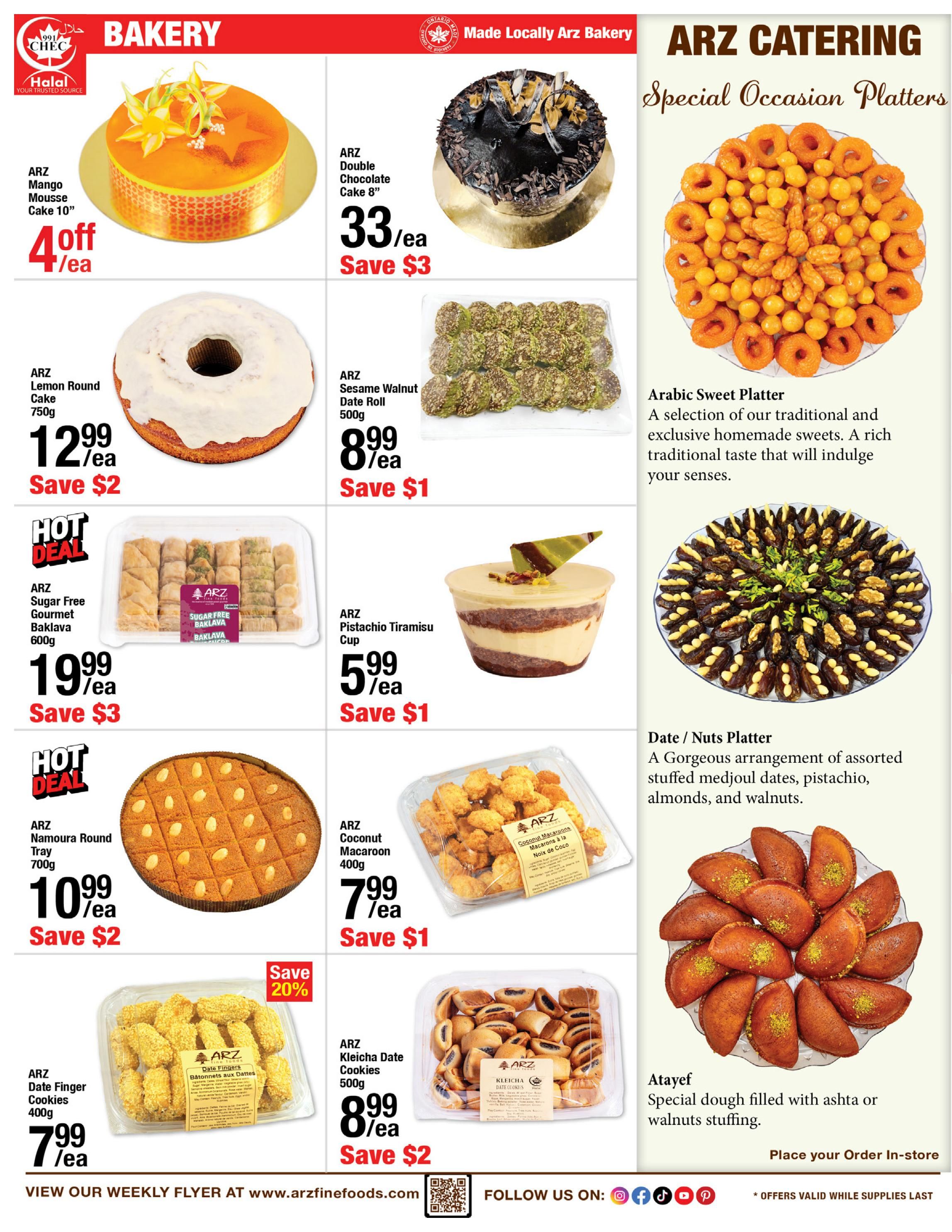 Arz Fine Foods Flyer August 21 to 27