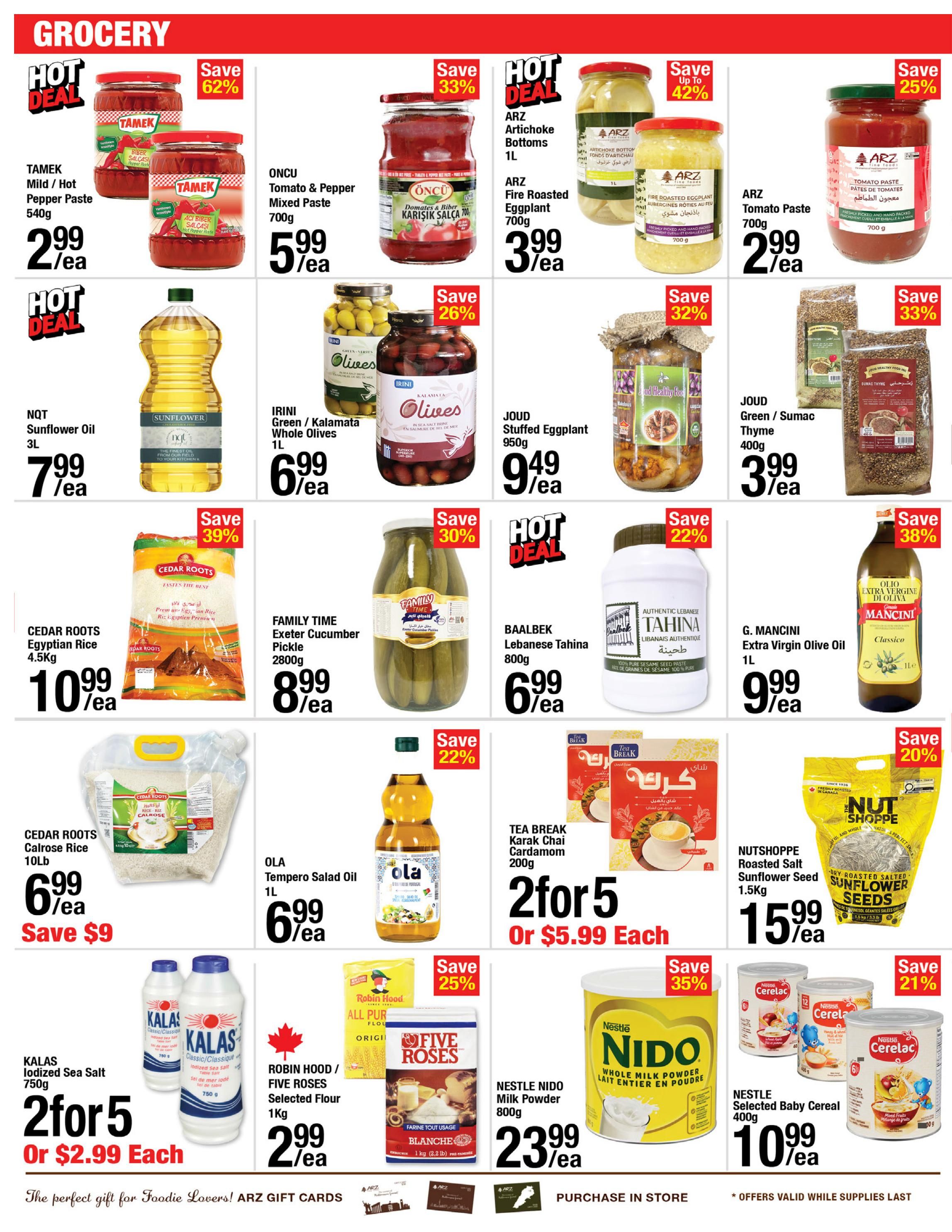 Arz Fine Foods Flyer August 21 to 27