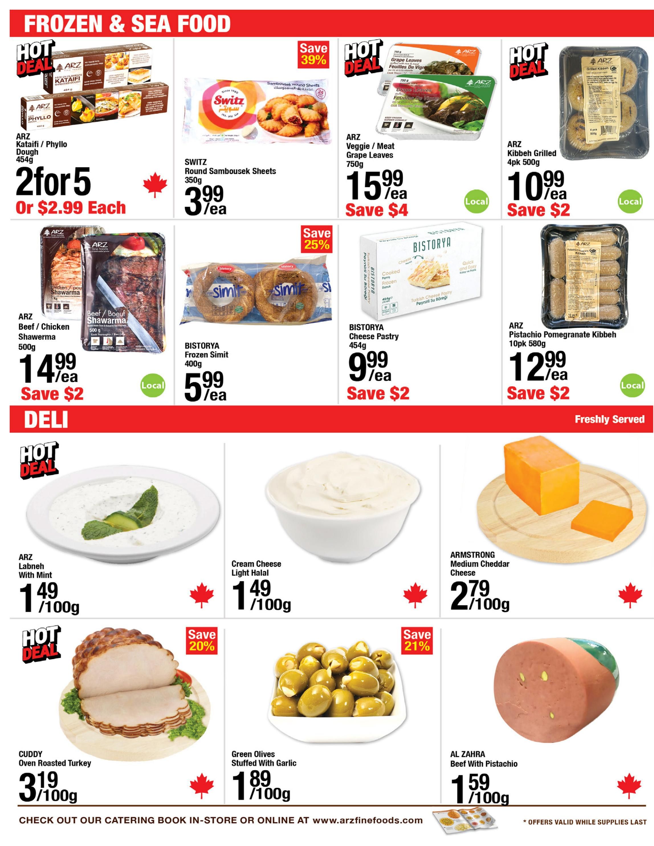 Arz Fine Foods Flyer August 21 to 27