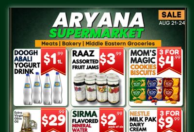 Aryana Supermarket (London) Flyer August 21 to 24 