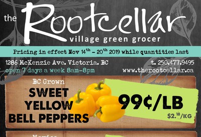 The Root Cellar Flyer November 14 to 20
