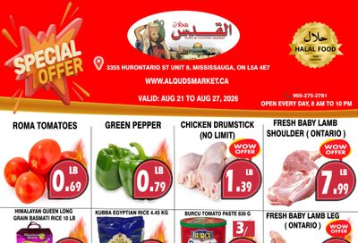 Al-Quds Supermarket Flyer August 21 to 27