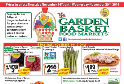 The Garden Basket Flyer November 14 to 20