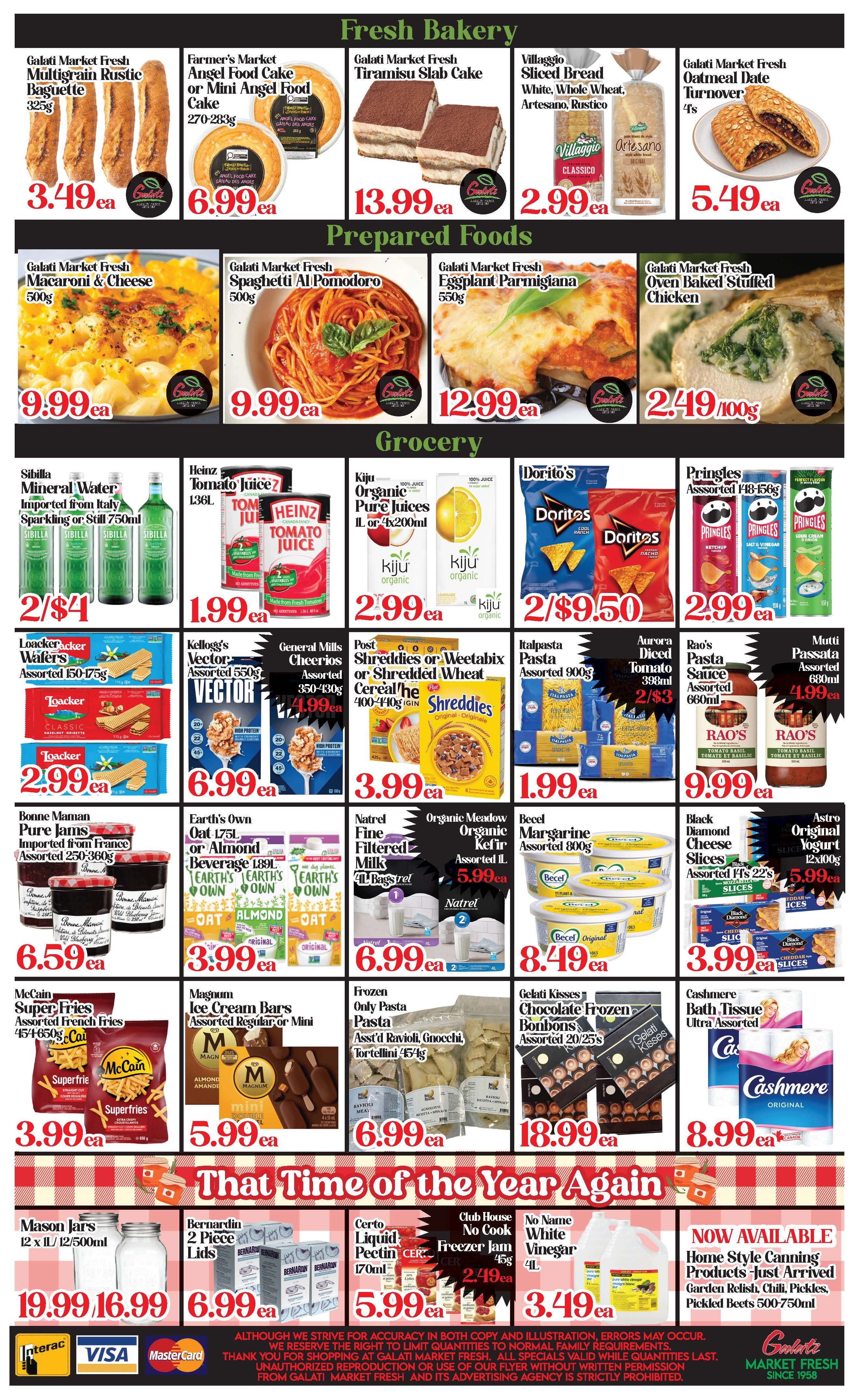 Galati Market Fresh Flyer August 21 to September 3
