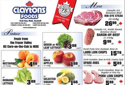 Claytons Heritage Market Flyer August 21 to 27