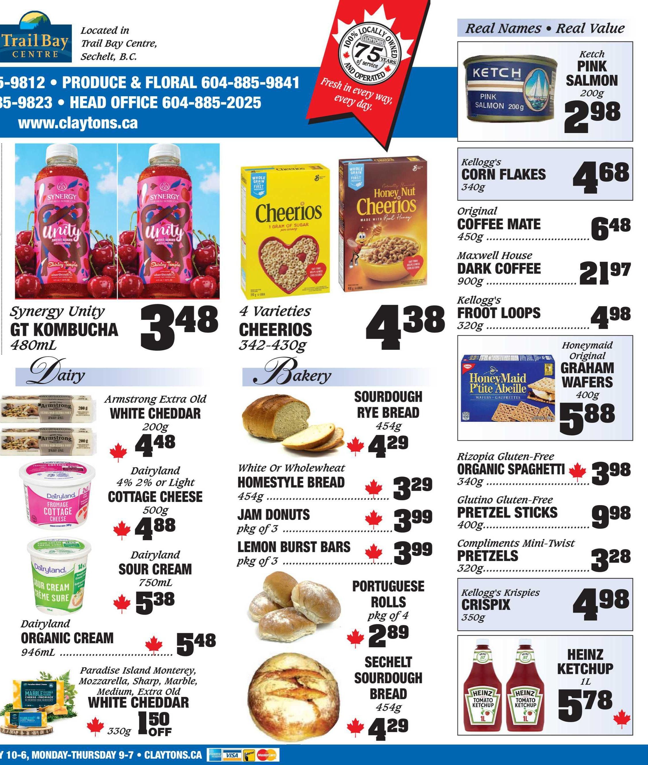 Claytons Heritage Market Flyer August 21 to 27