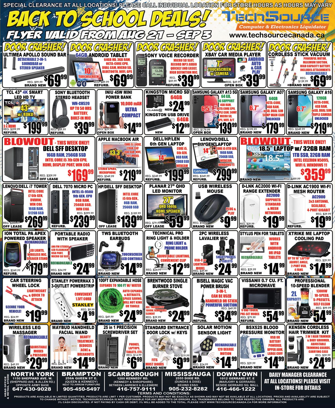 TechSource Flyer August 21 to September 3
