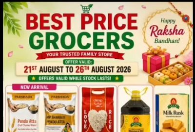 Best Price Grocers Flyer August 21 to 26