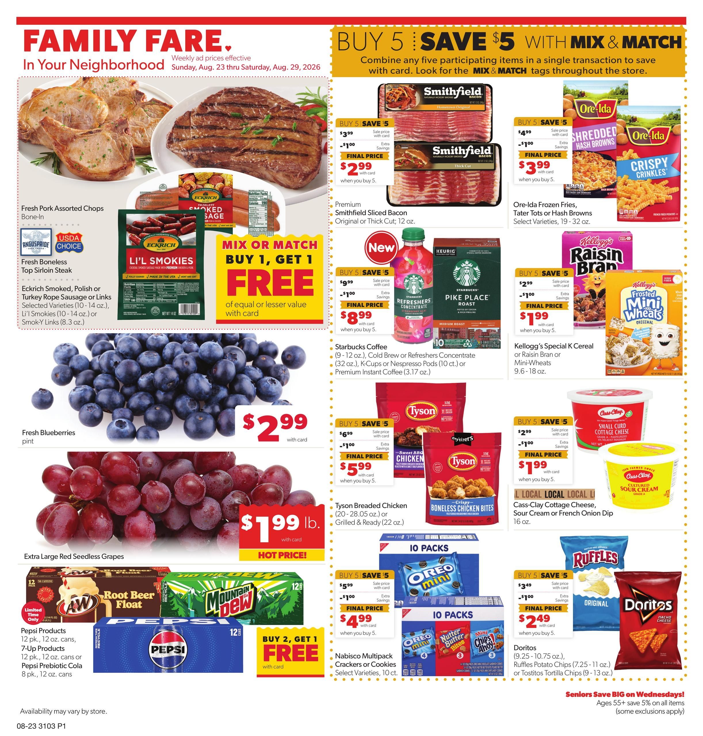 Family Fare (Dickinson–Bismarck Area, ND) Weekly Ad August 23 - 29, 2026
