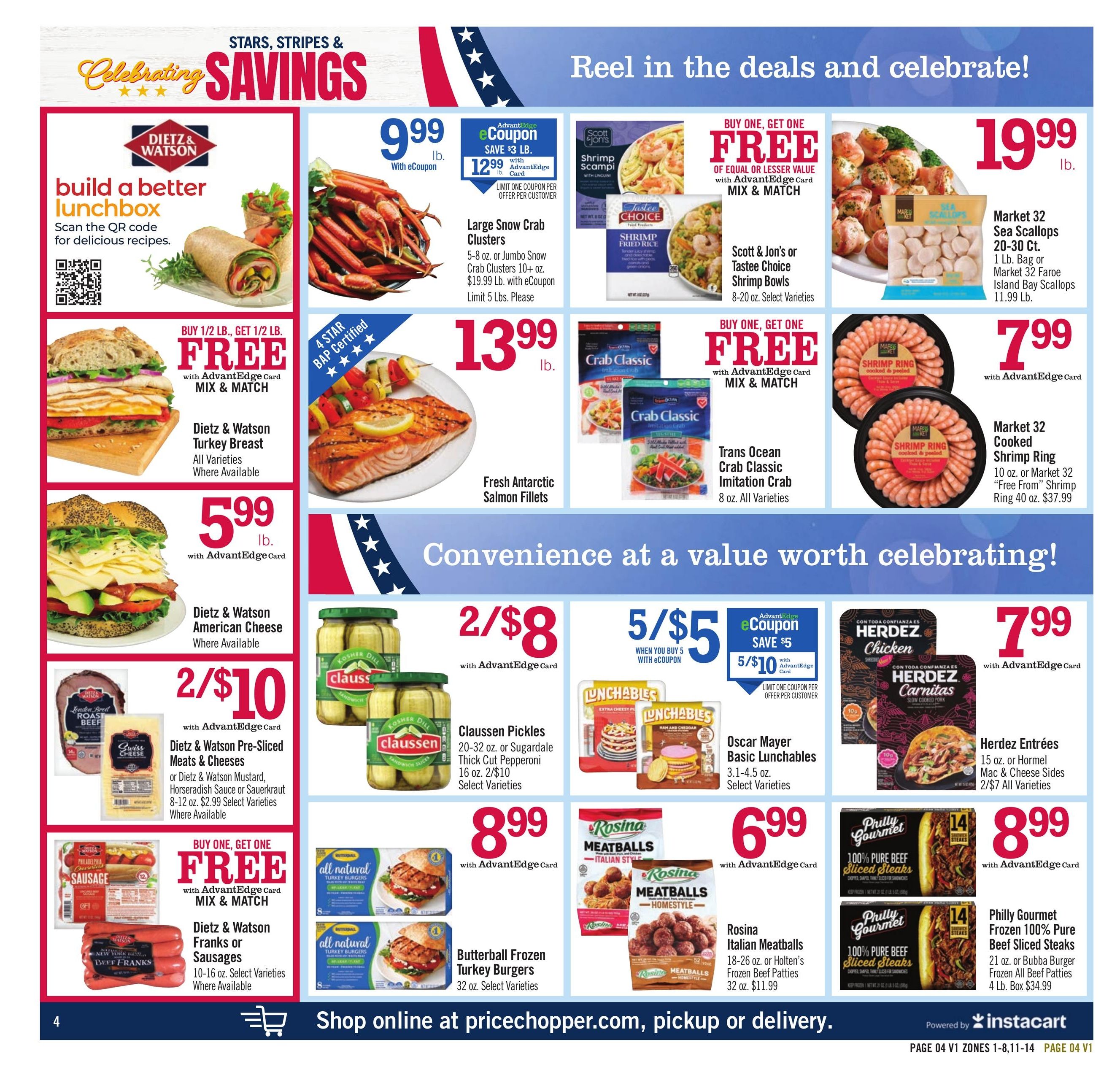 Price Chopper (Springfield–Middlefield Area, CT–MA) Weekly Ad August 23 - 29, 2026