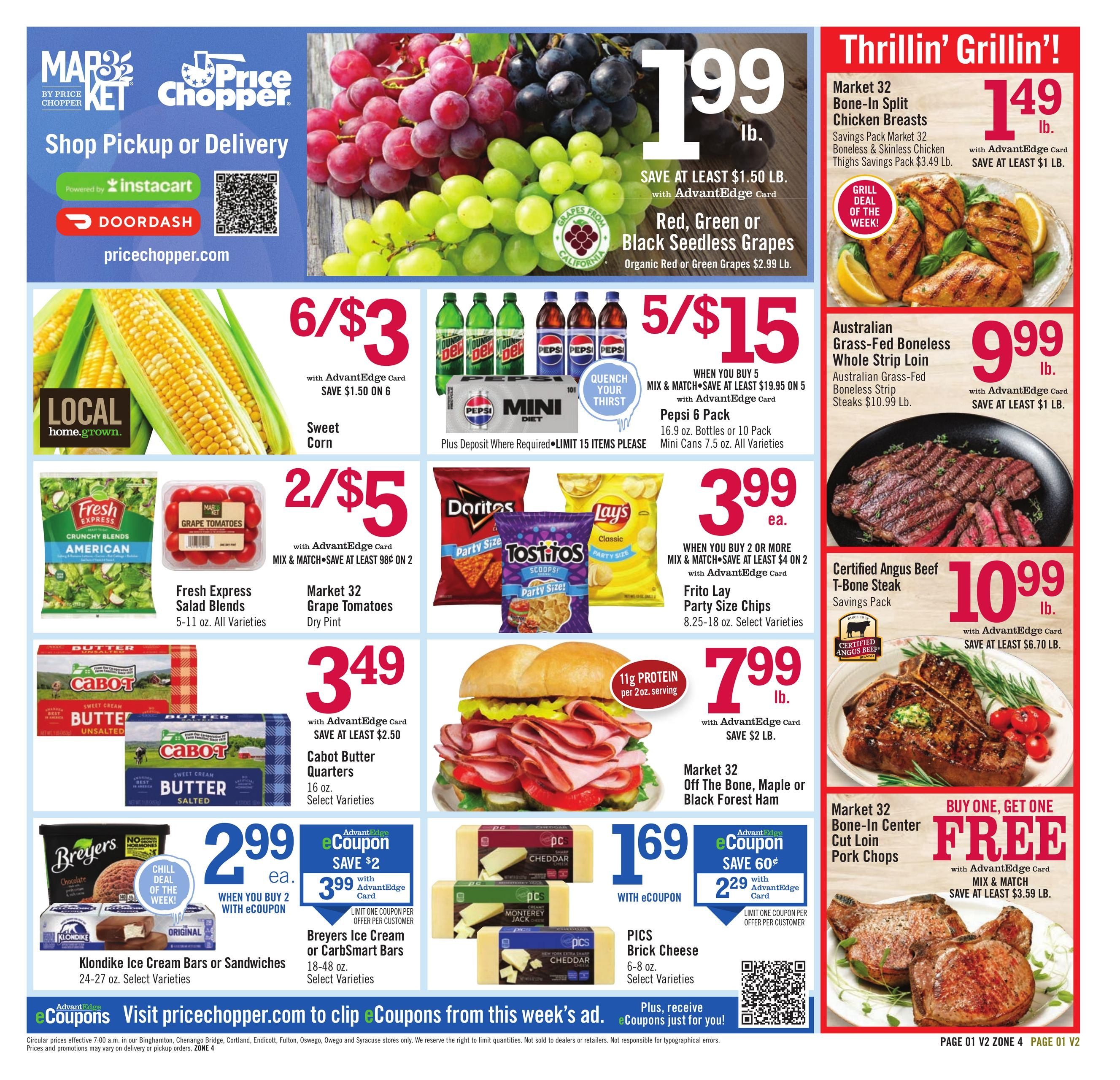 Price Chopper (Syracuse–Corbettsville Area, NY–PA) Weekly Ad August 23 - 29, 2026