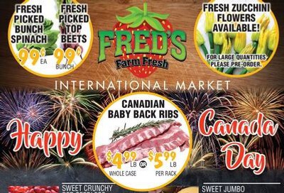Fred's Farm Fresh Flyer July 1 to 7