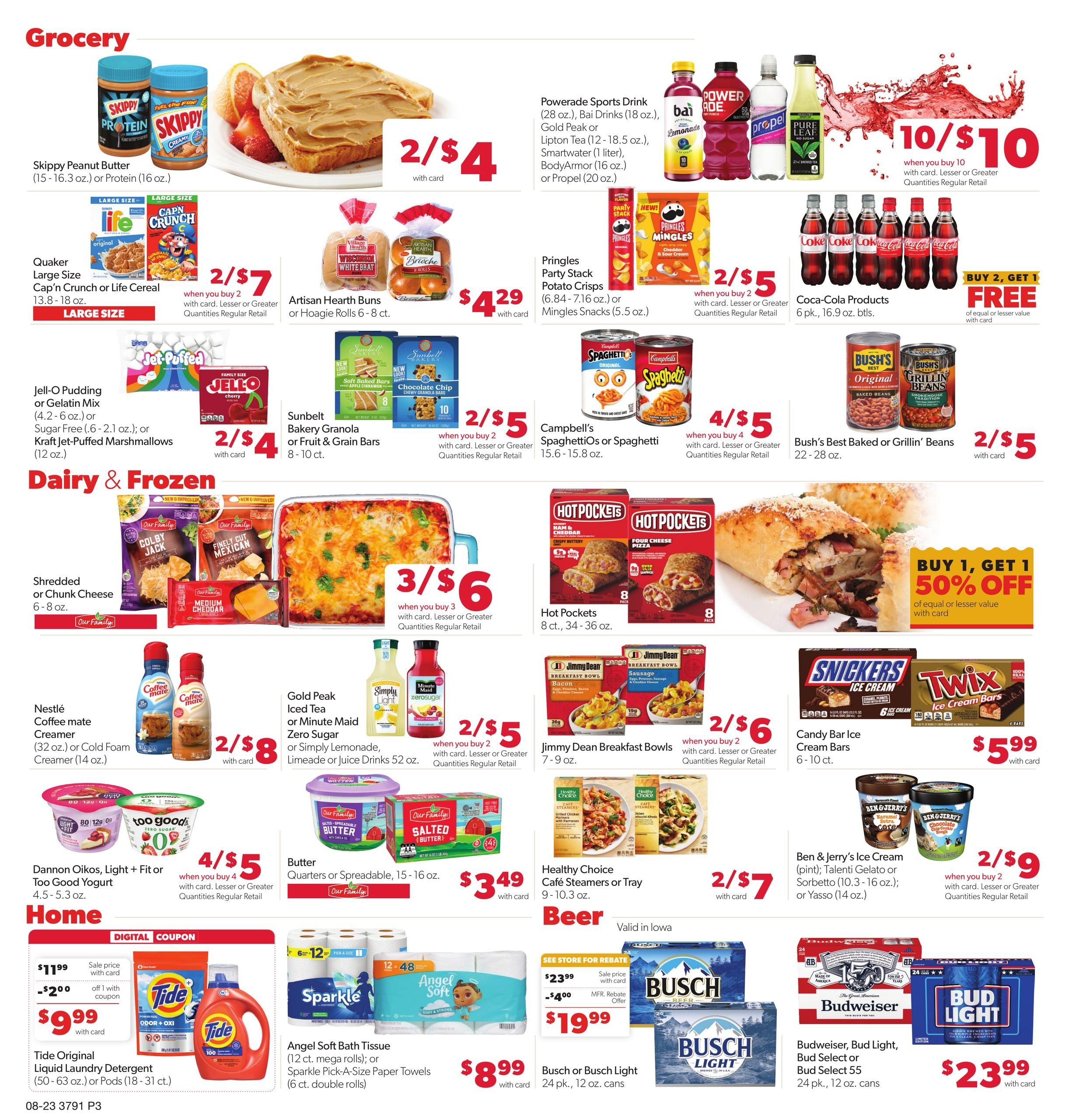 Family Fare (Council Bluffs–Underwood Area, IA) Weekly Ad August 23 - 29, 2026