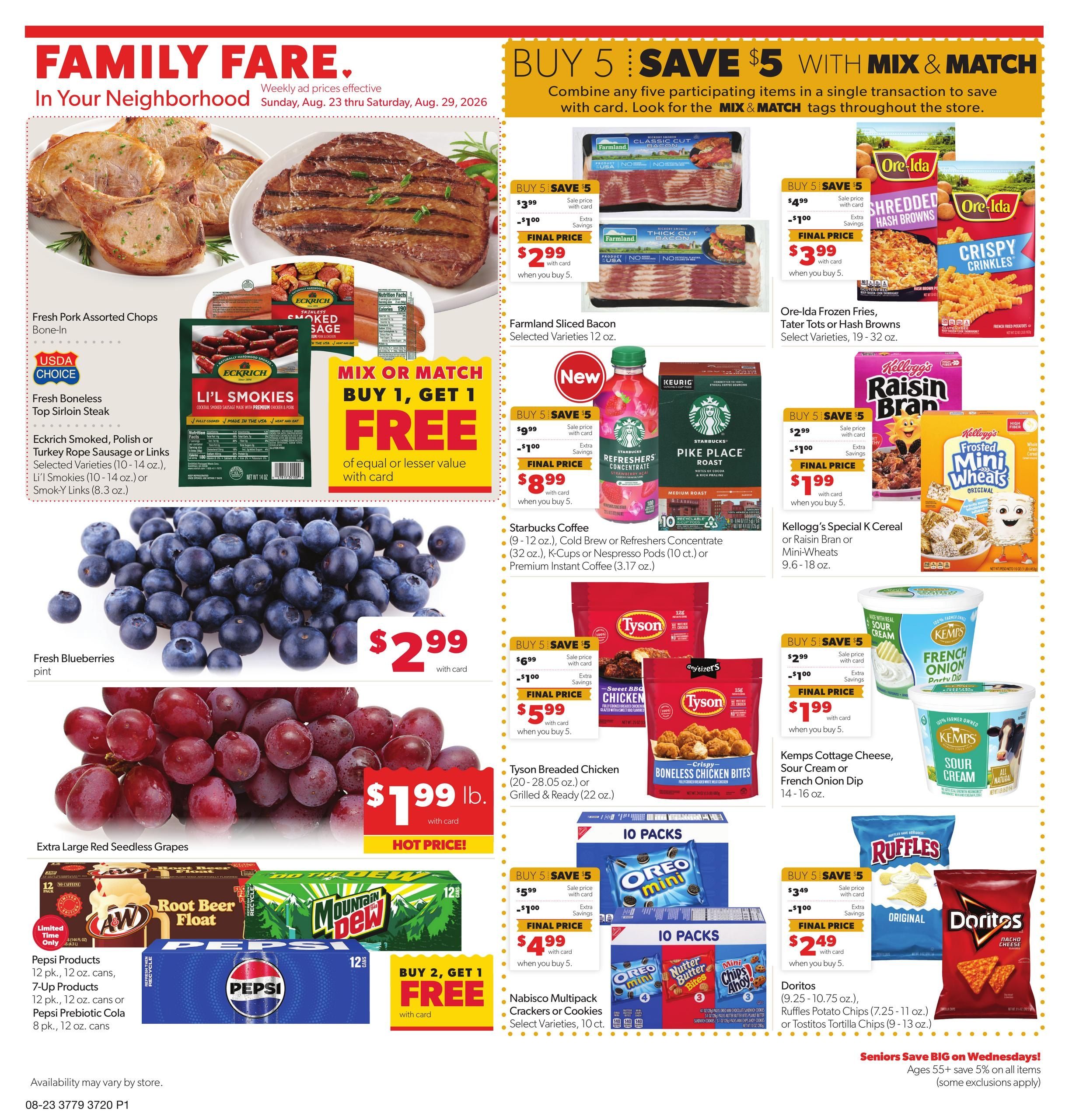 Family Fare (NE) Weekly Ad August 23 - 29, 2026