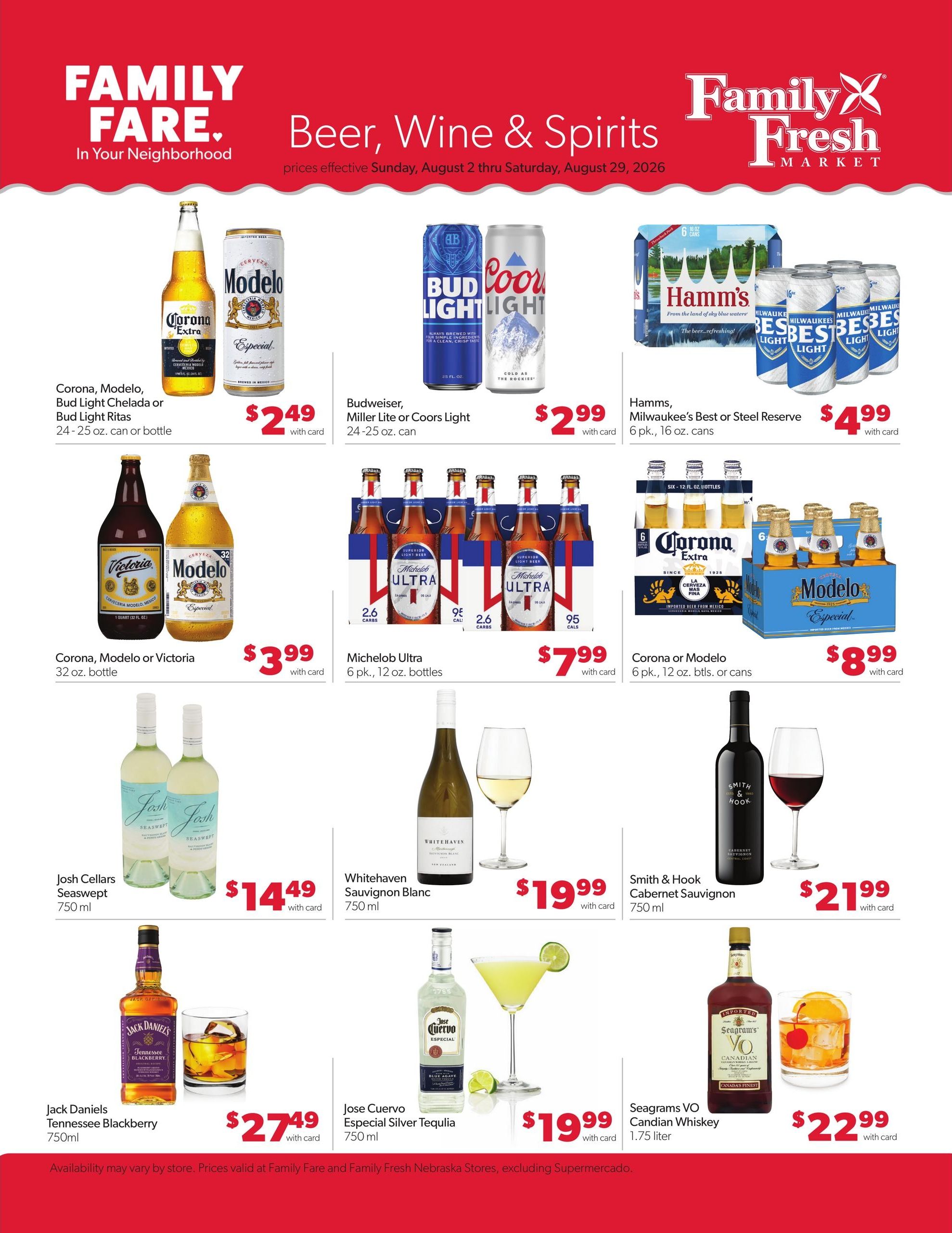 Family Fare (NE) Weekly Ad August 23 - 29, 2026