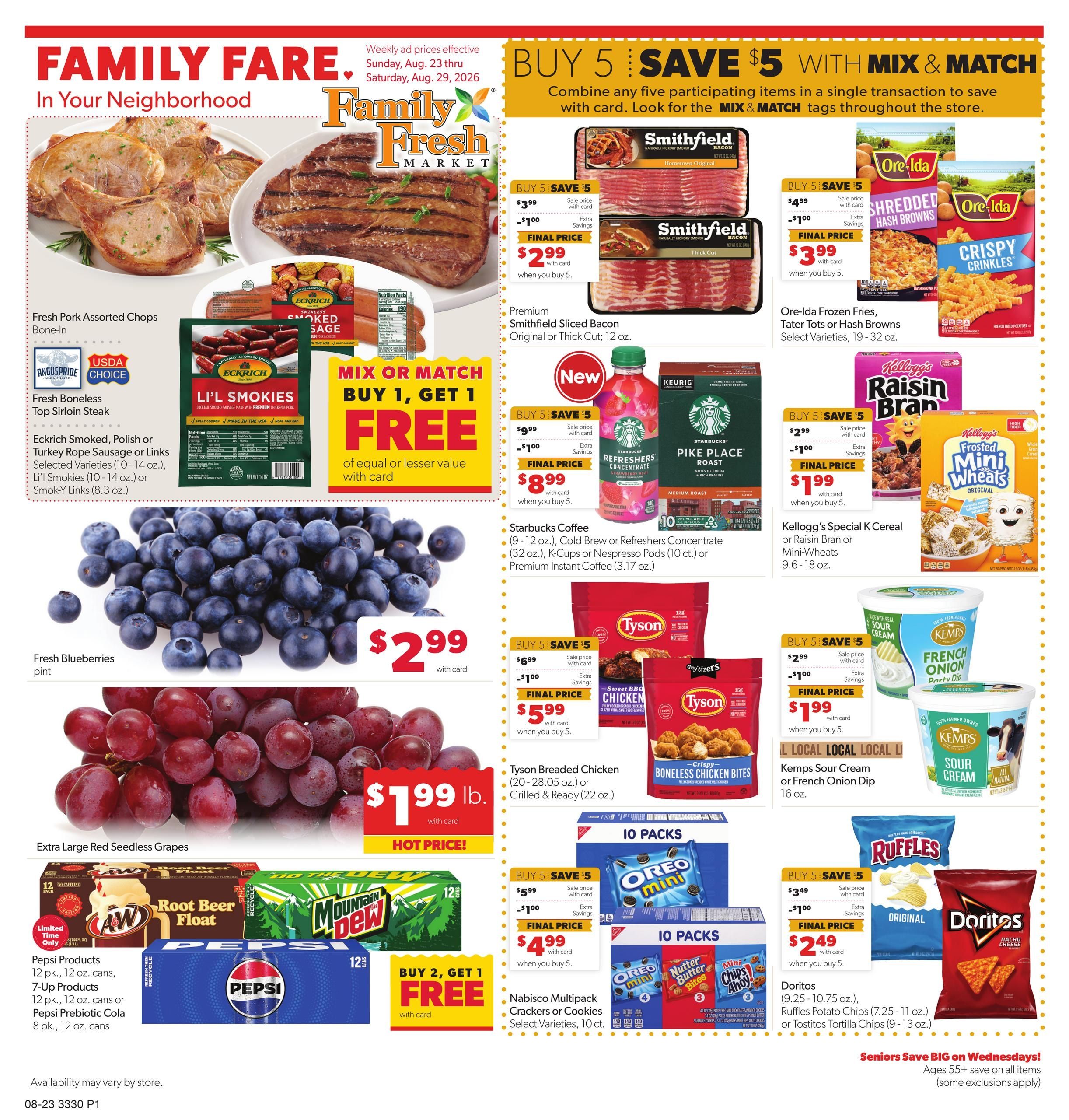 Family Fare (MN, WI) Weekly Ad August 23 - 29, 2026