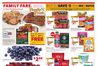Family Fare (MN, WI) Weekly Ad August 23 - 29, 2026