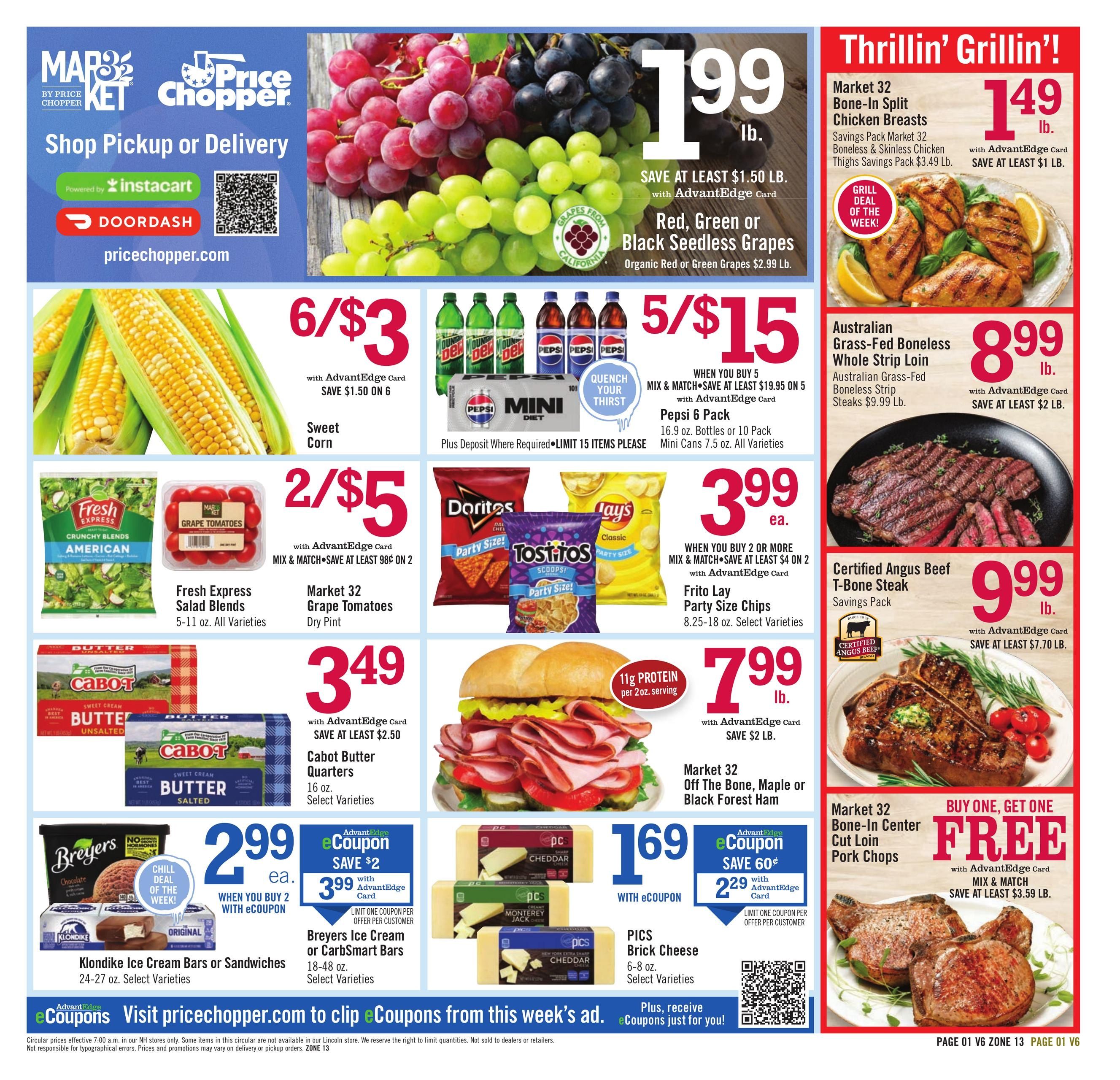Price Chopper (Franconia–Hartland Area, NH–VT) Weekly Ad August 23 - 29, 2026