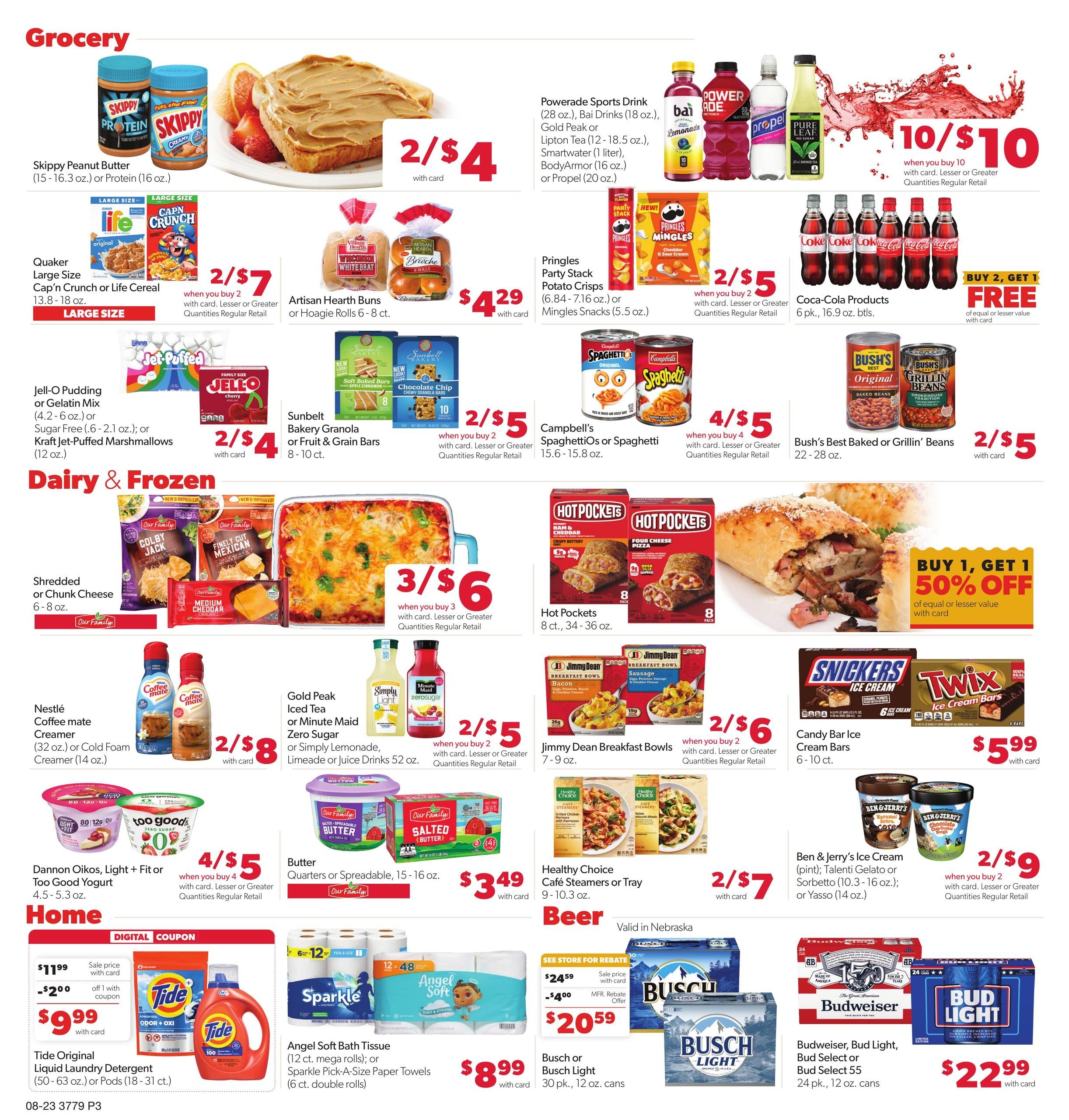 Family Fare (West Point–Fort Calhoun Area, NE) Weekly Ad August 23 - 29, 2026
