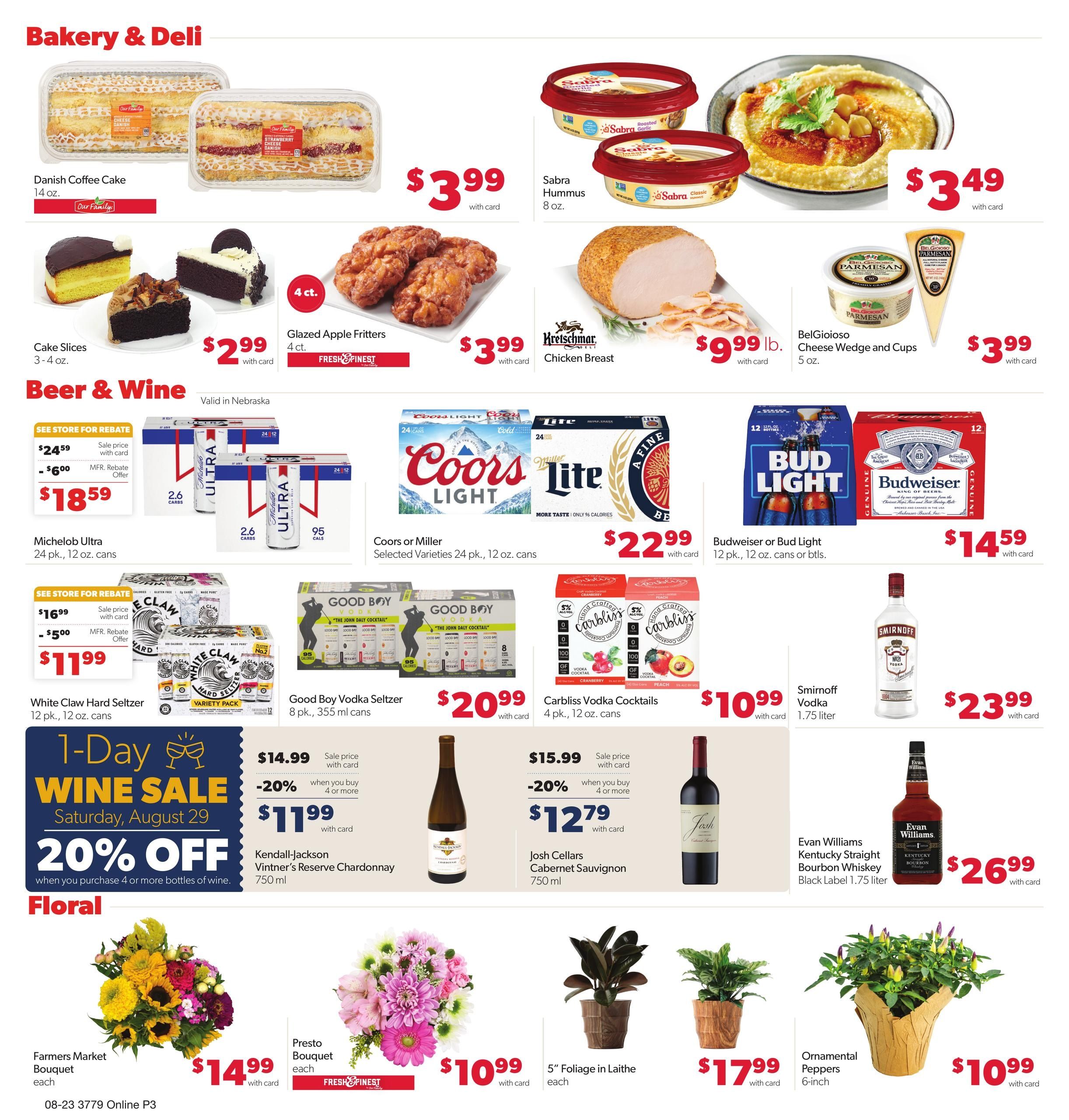 Family Fare (West Point–Fort Calhoun Area, NE) Weekly Ad August 23 - 29, 2026