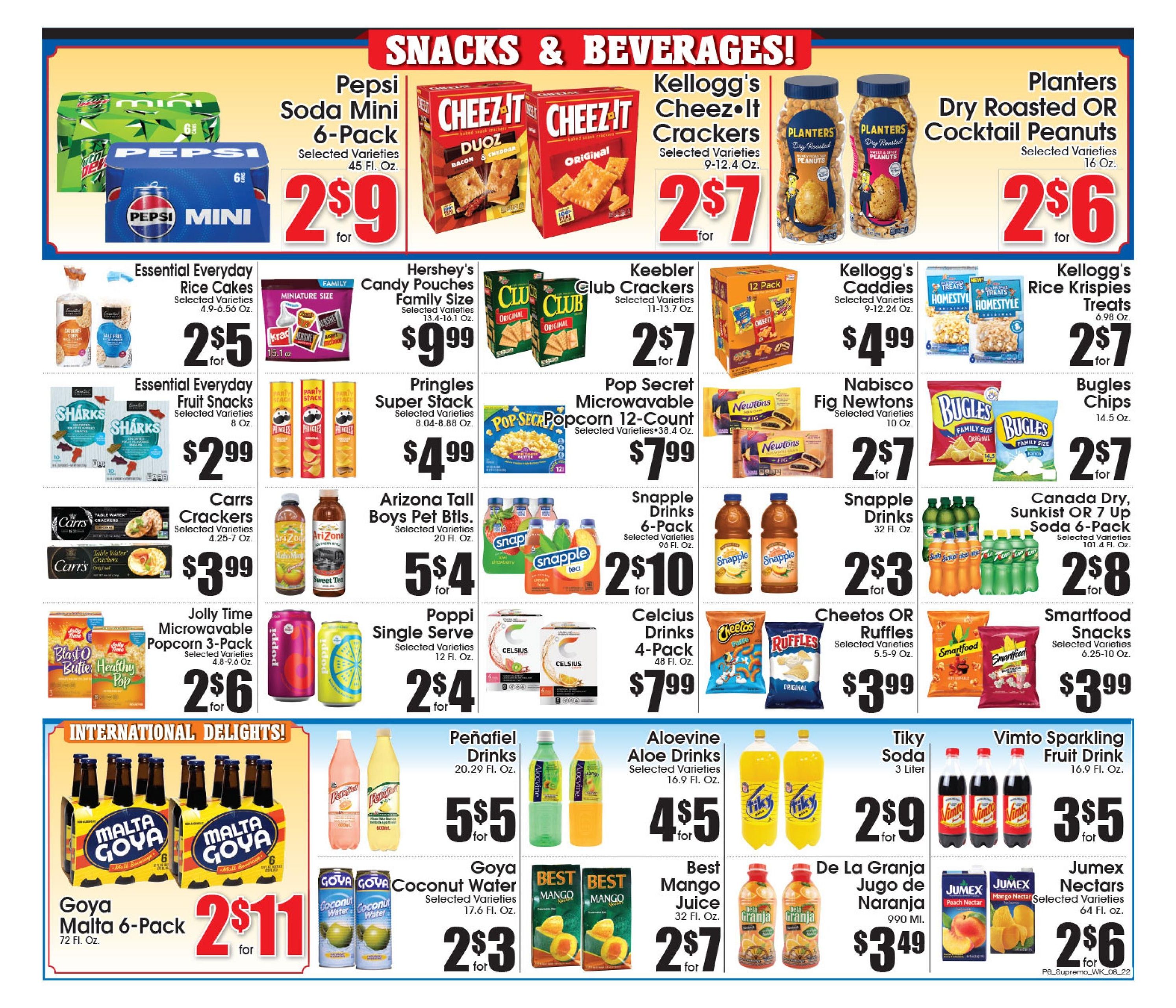Supremo Foods Inc (Trenton–Pennington Area, NJ) Weekly Ad August 22 - 28, 2026