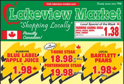 Lakeview Market Flyer August 22 to 28