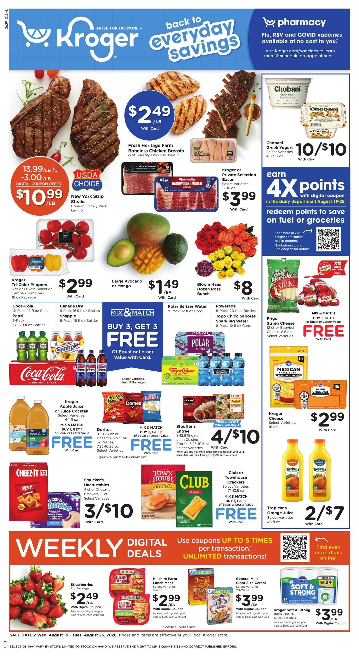 Kroger (Quitman Area, AR) Weekly Ad August 19 - 25, 2026