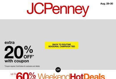 JCPenney Store Ads Weekly Ad August 24 - 30, 2026
