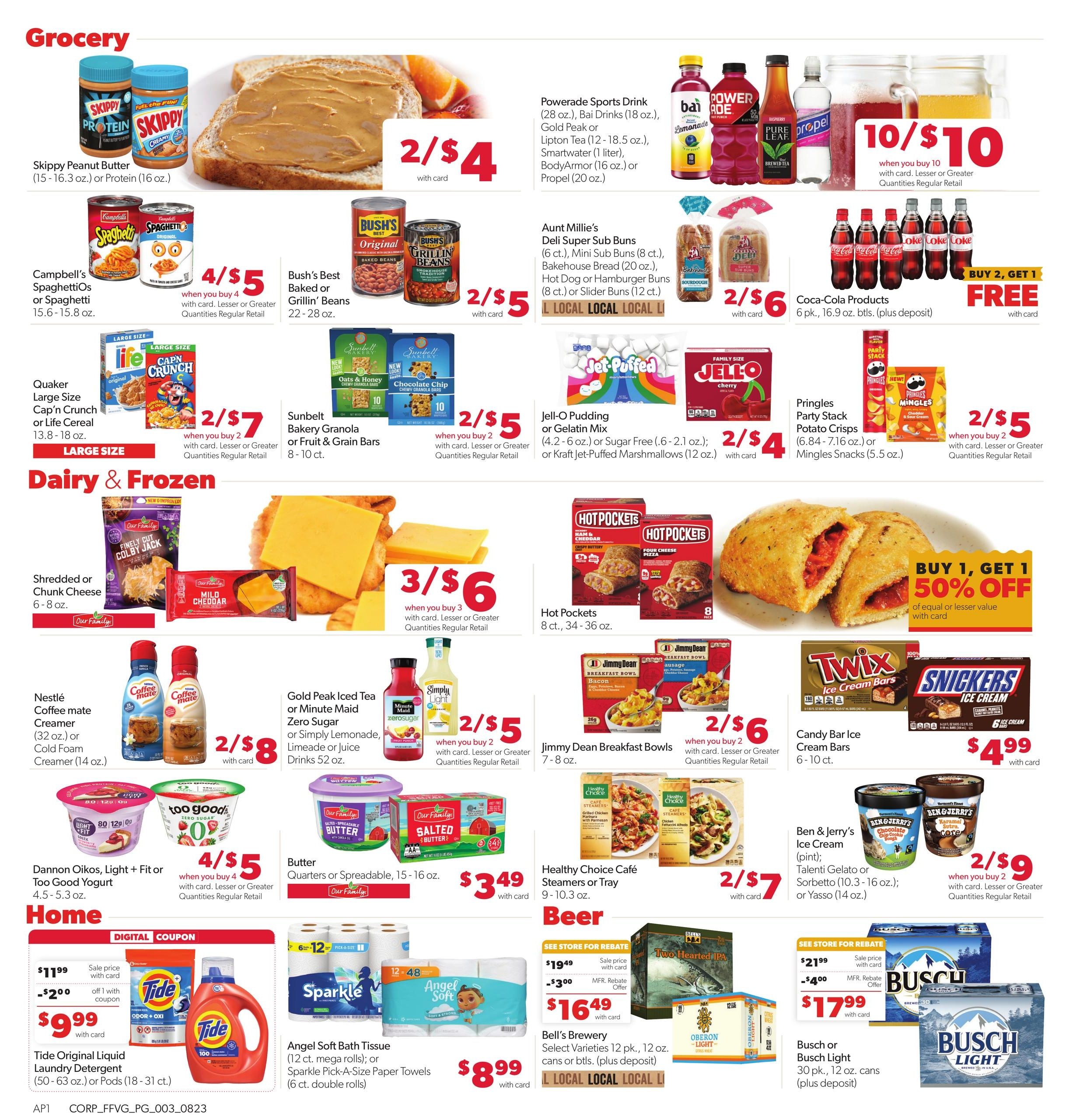 Family Fare (IN, MI) Weekly Ad August 23 - 29, 2026