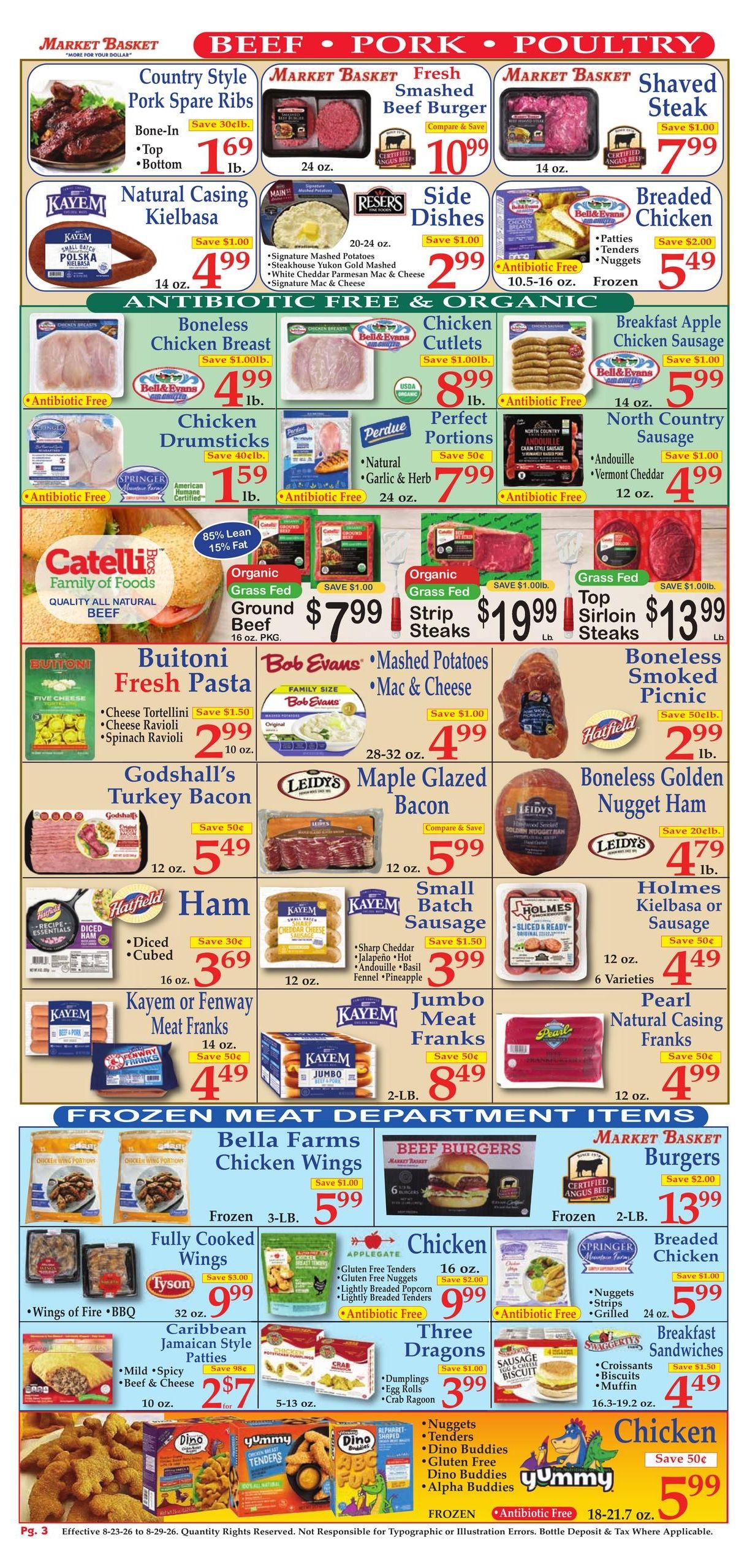 Demoulas Market Basket Weekly Ad August 23 - 29, 2026