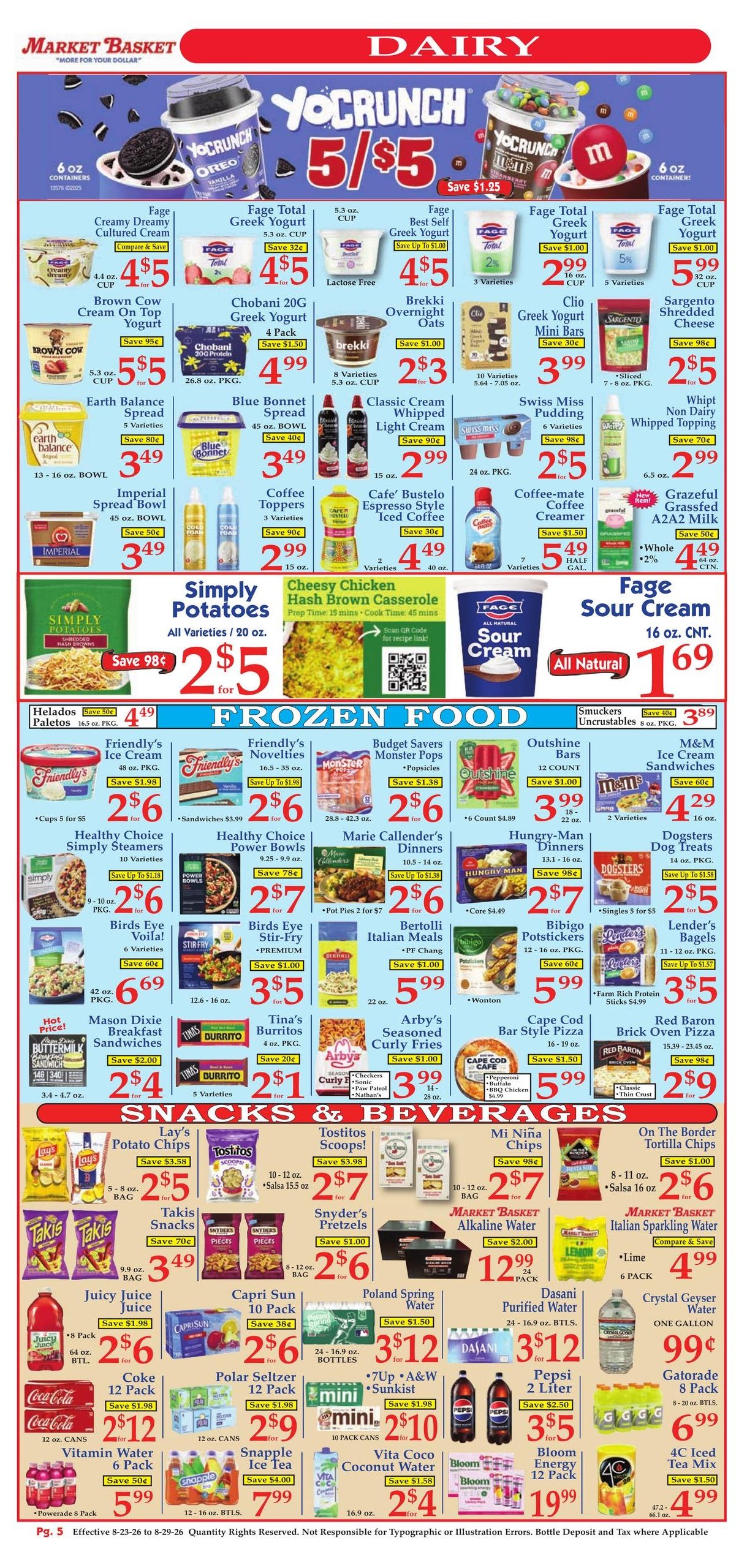 Demoulas Market Basket Weekly Ad August 23 - 29, 2026