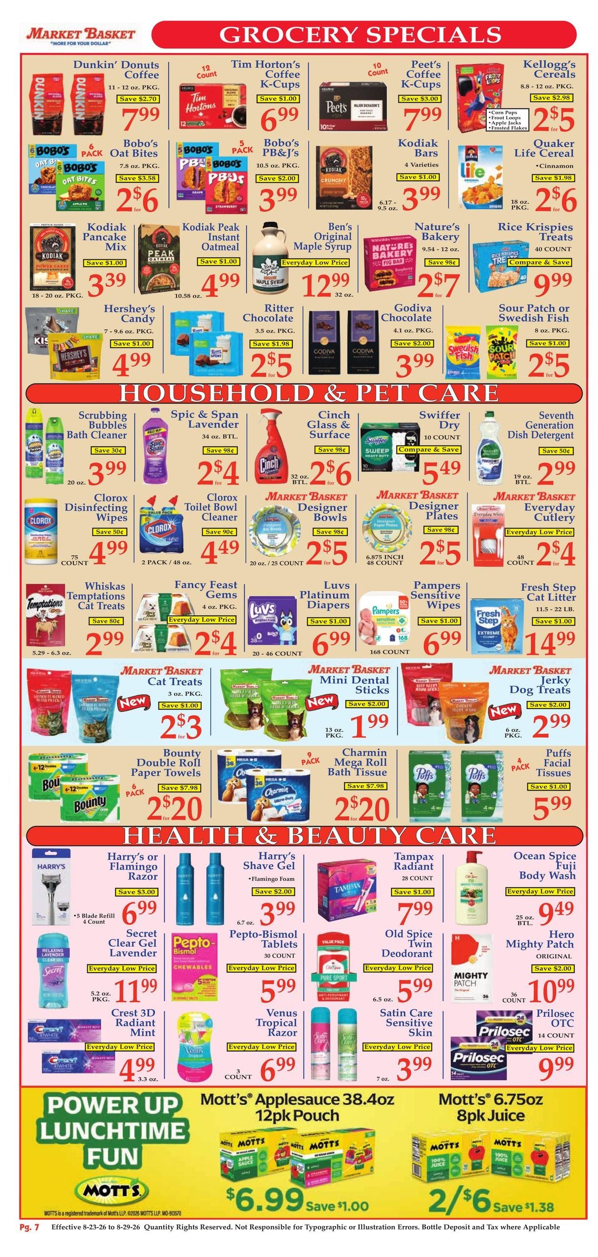 Demoulas Market Basket Weekly Ad August 23 - 29, 2026
