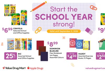 Value Drug Mart Flyer August 24 to September 5