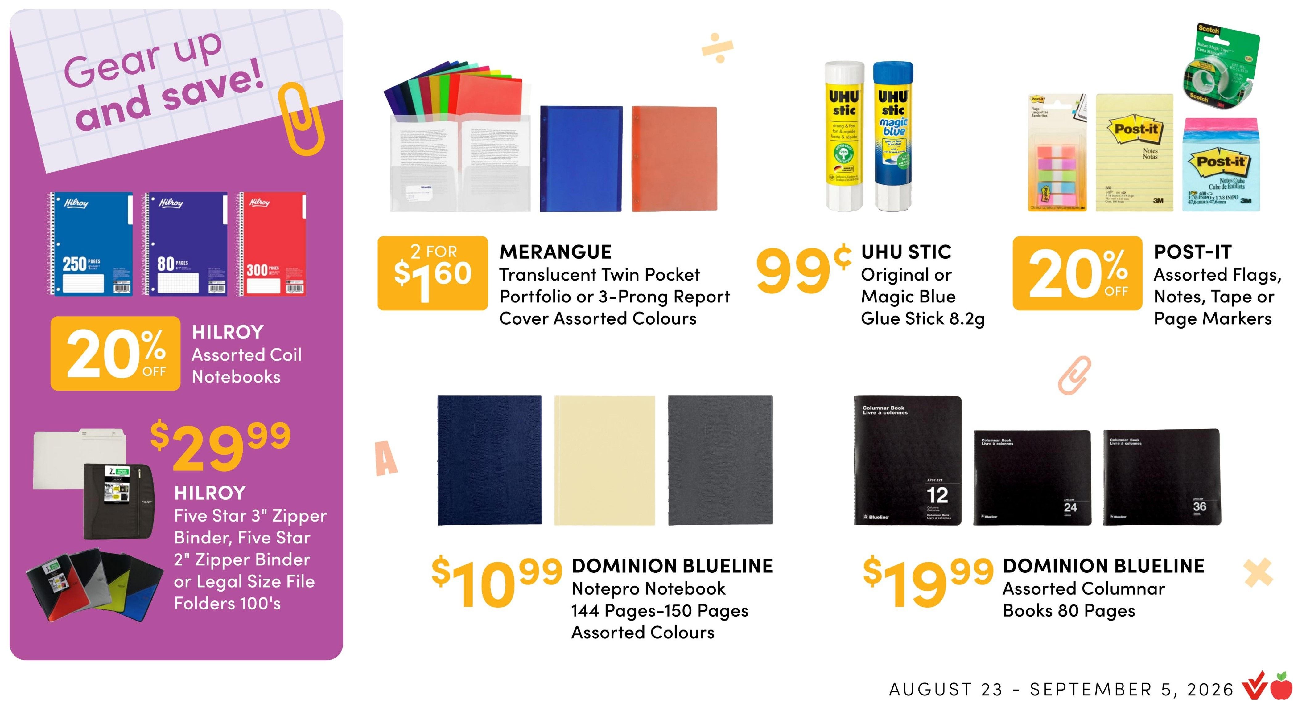 Apple Drugs Flyer August 23 to September 5