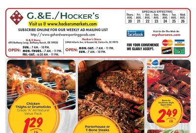 Hocker's Markets (Delaware) Weekly Ad August 20 - 26, 2026