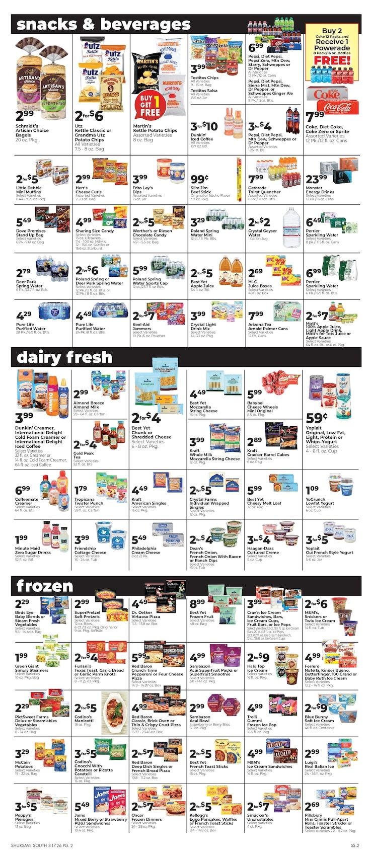 Hocker's Markets (Delaware) Weekly Ad August 20 - 26, 2026