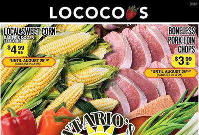 Lococo's Flyer August 24 to 27
