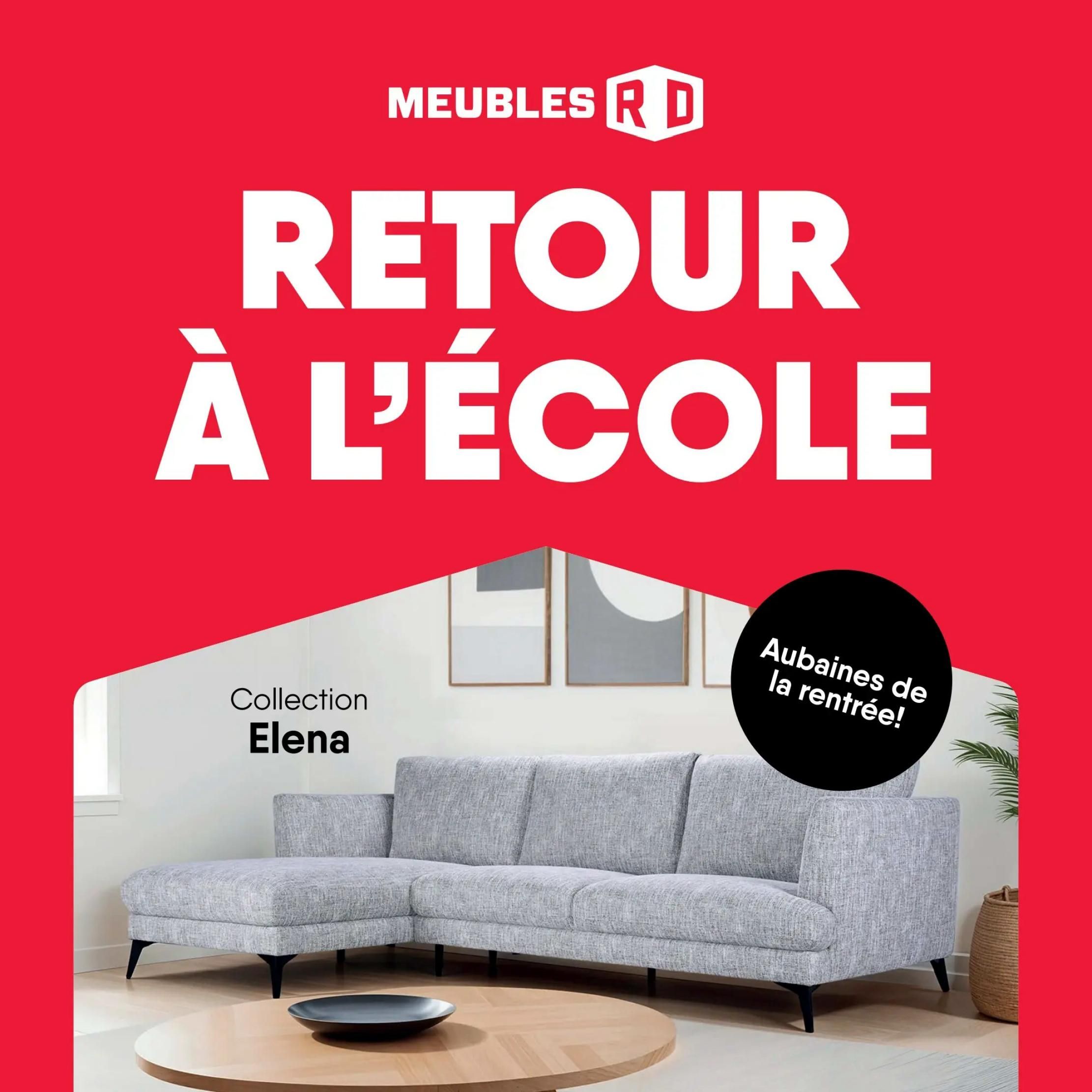 Meubles RD Flyer August 24 to 30