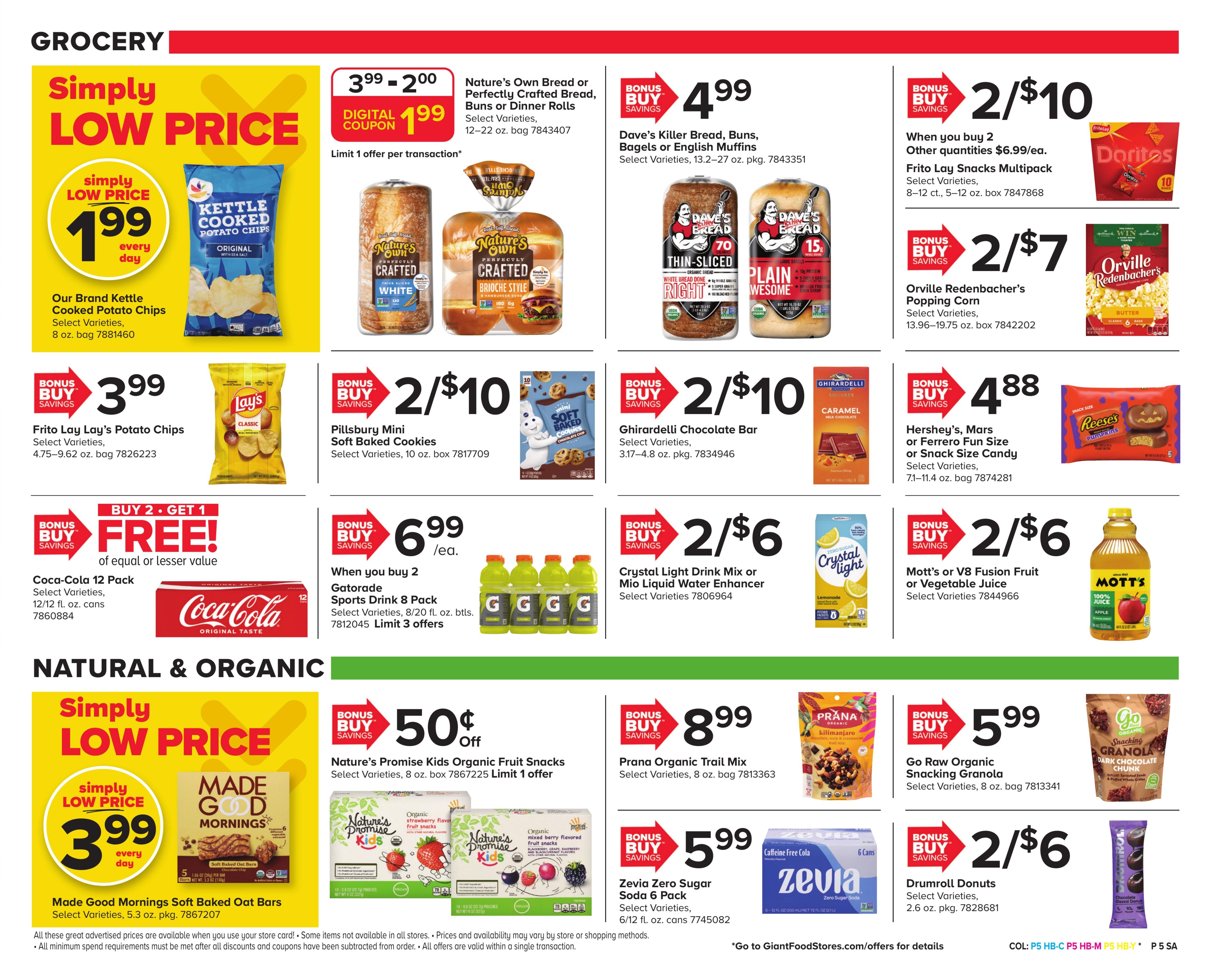 Giant Food Stores (Merion Station–Devon Area, NJ–PA) Weekly Ad August 21 - 27, 2026