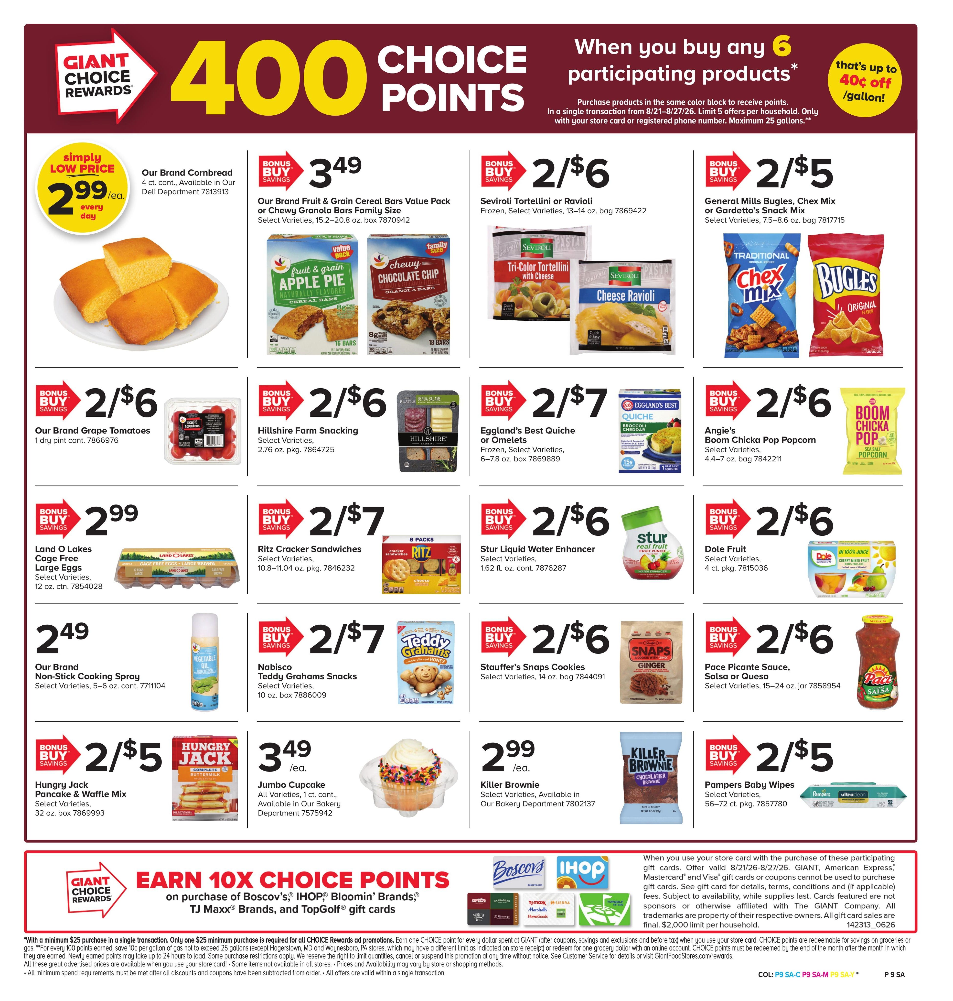 Giant Food Stores (Merion Station–Devon Area, NJ–PA) Weekly Ad August 21 - 27, 2026