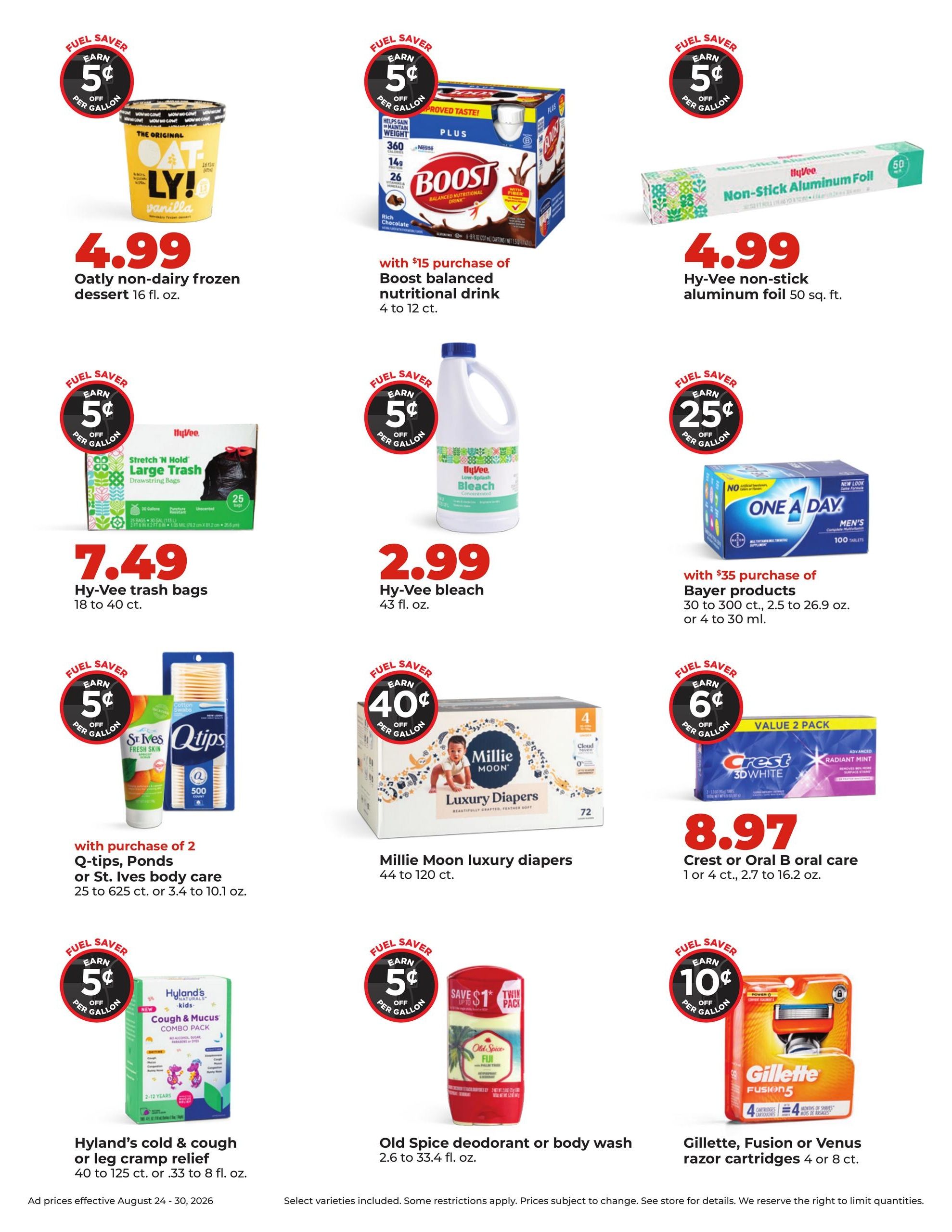 Hy-Vee (Fairbury-Saint Joseph Area, IL) Weekly Ad August 24 - 30, 2026