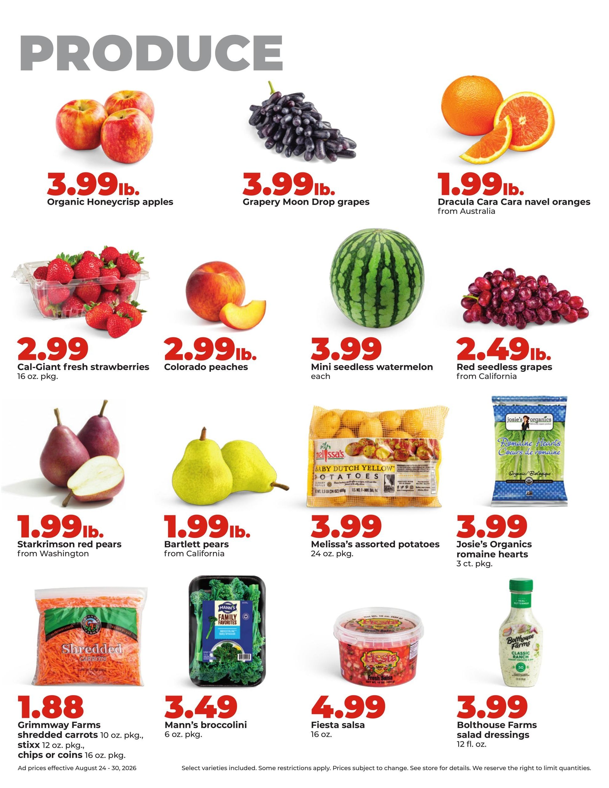 Hy-Vee (Fairbury-Saint Joseph Area, IL) Weekly Ad August 24 - 30, 2026