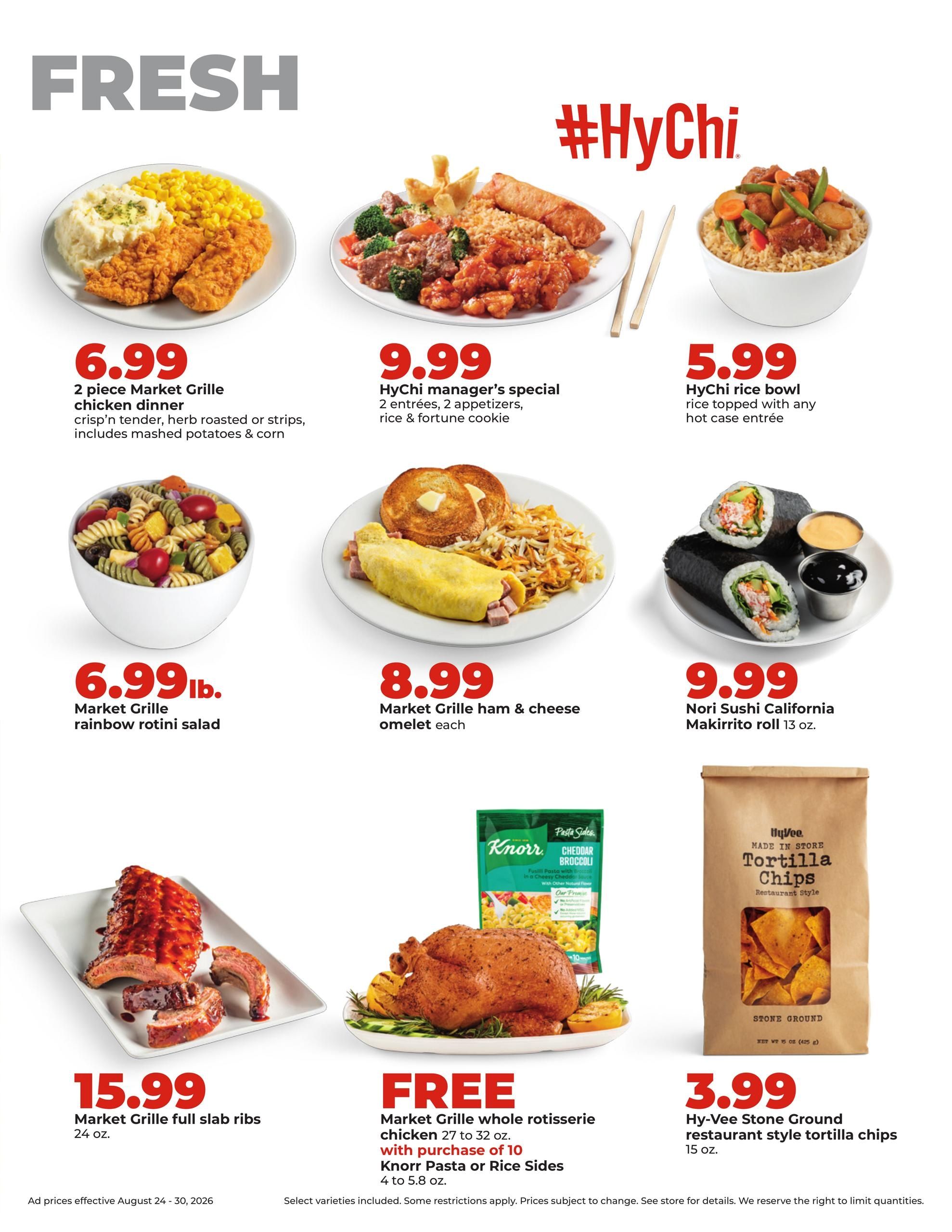 Hy-Vee (Fairbury-Saint Joseph Area, IL) Weekly Ad August 24 - 30, 2026