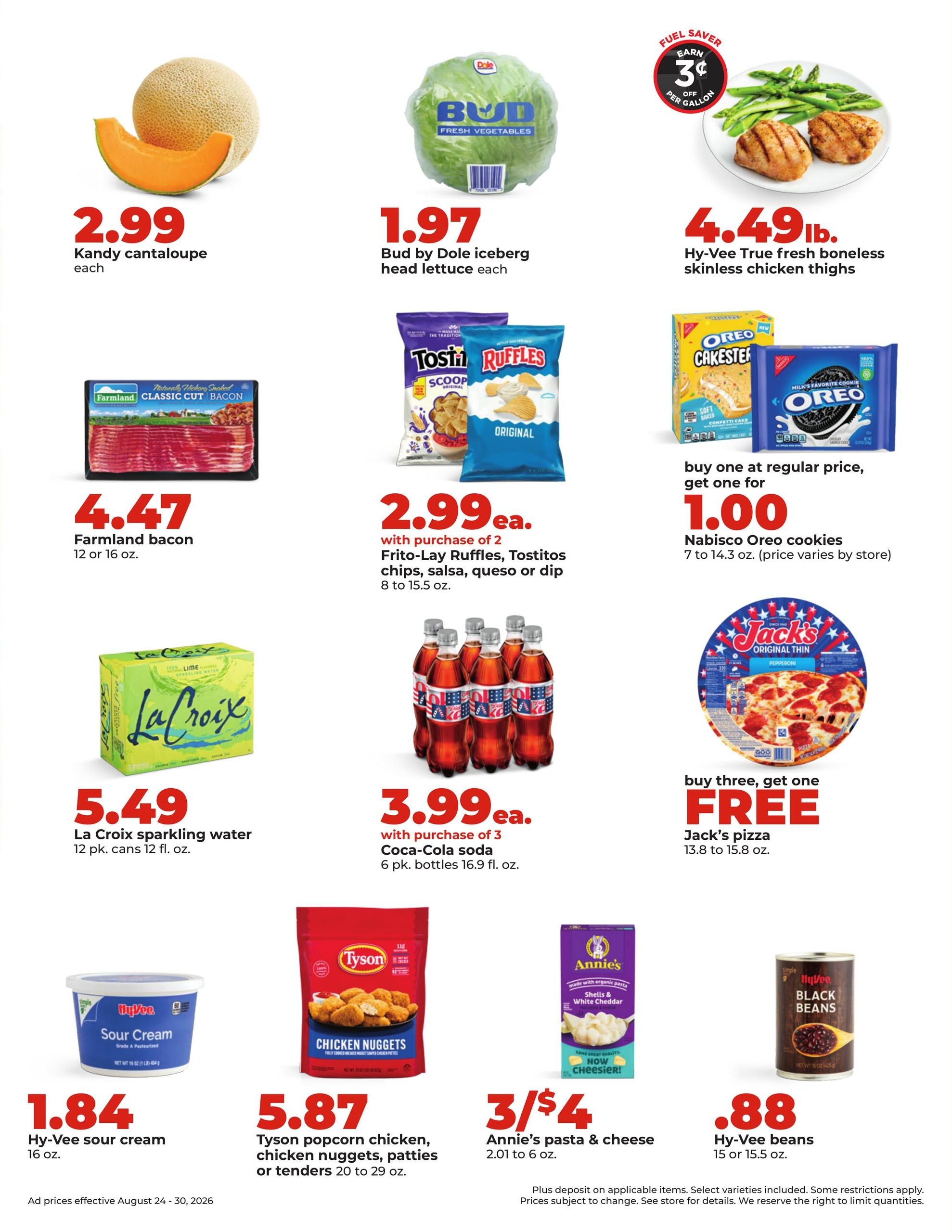 Hy-Vee (Fairbury-Saint Joseph Area, IL) Weekly Ad August 24 - 30, 2026