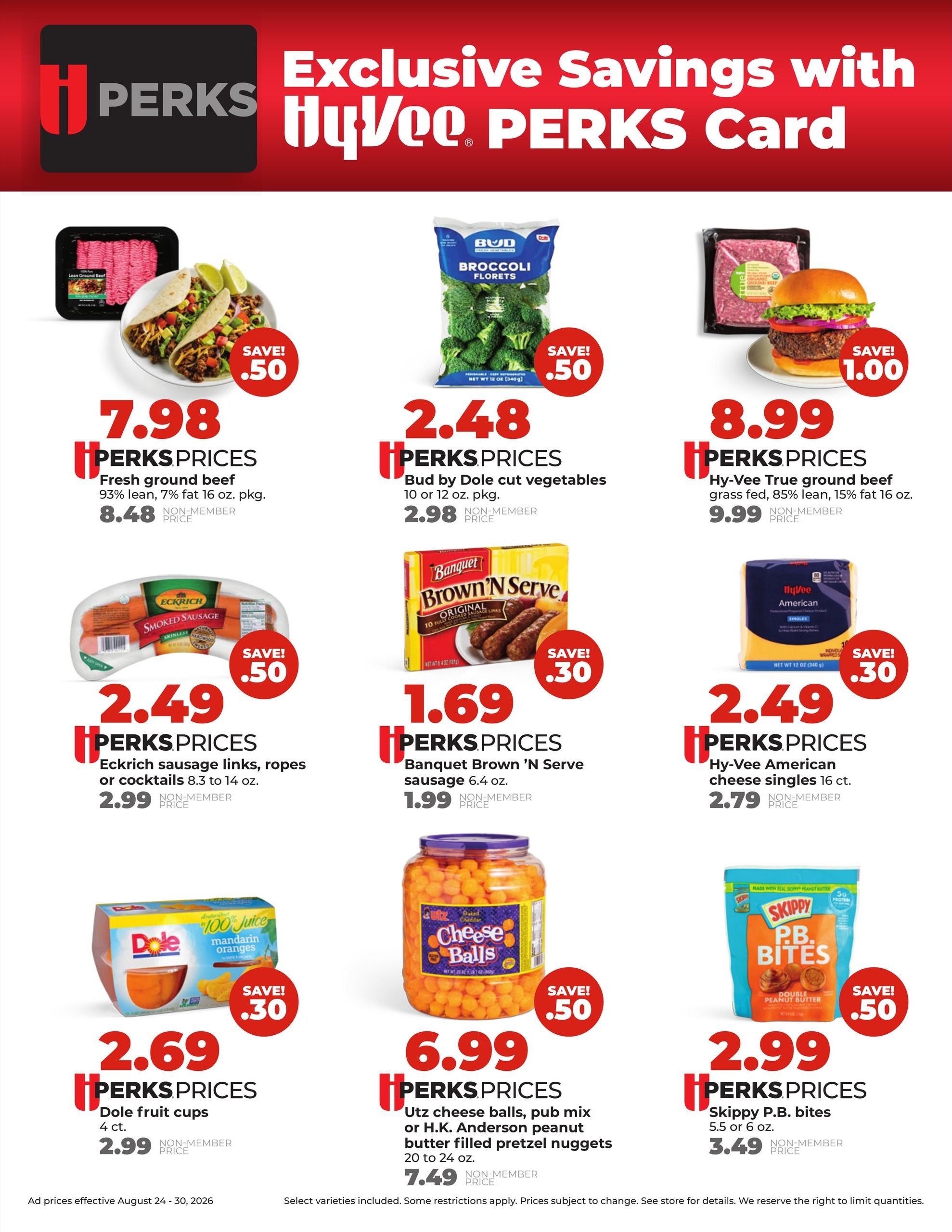 Hy-Vee (Fairbury-Saint Joseph Area, IL) Weekly Ad August 24 - 30, 2026