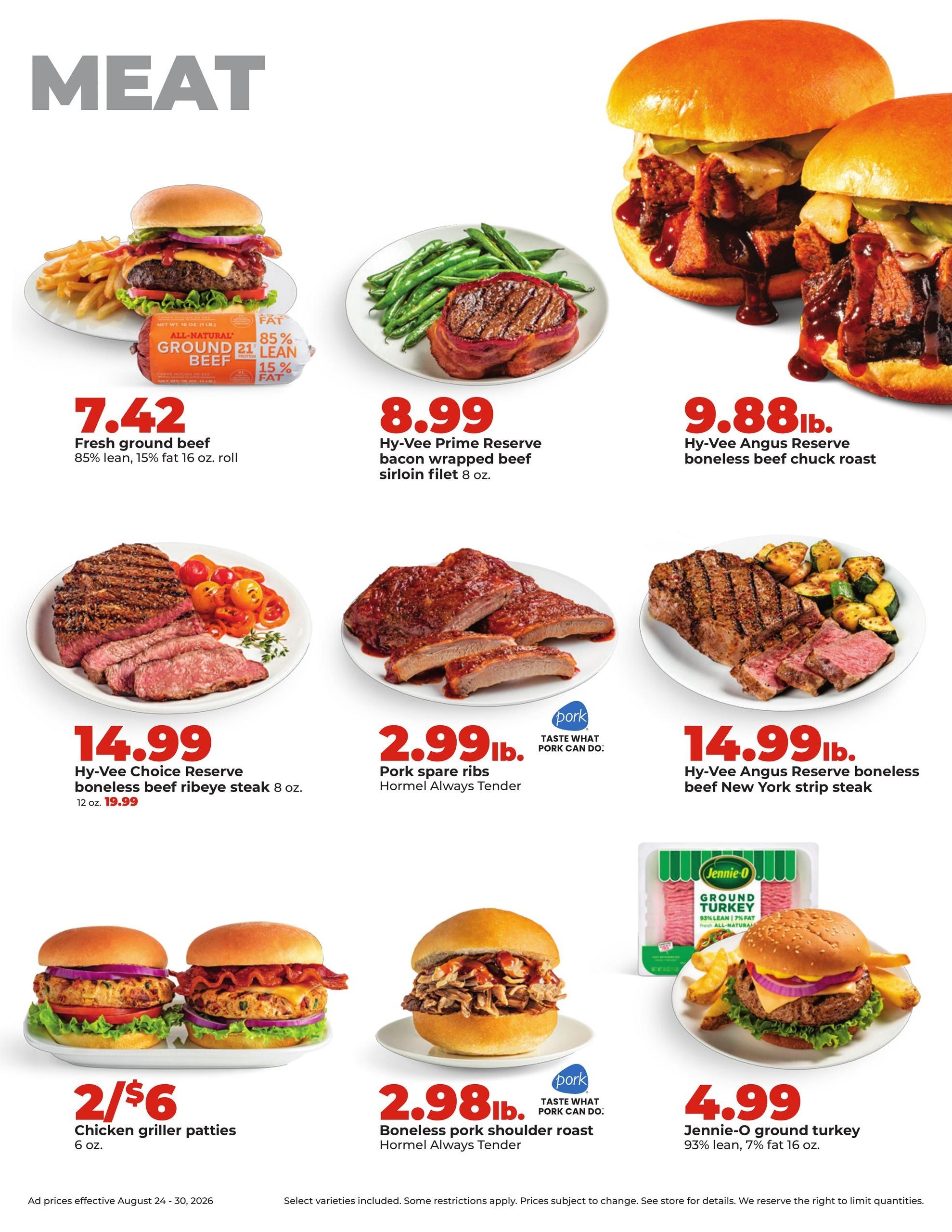 Hy-Vee (West Point Area, NE) Weekly Ad August 24 - 30, 2026