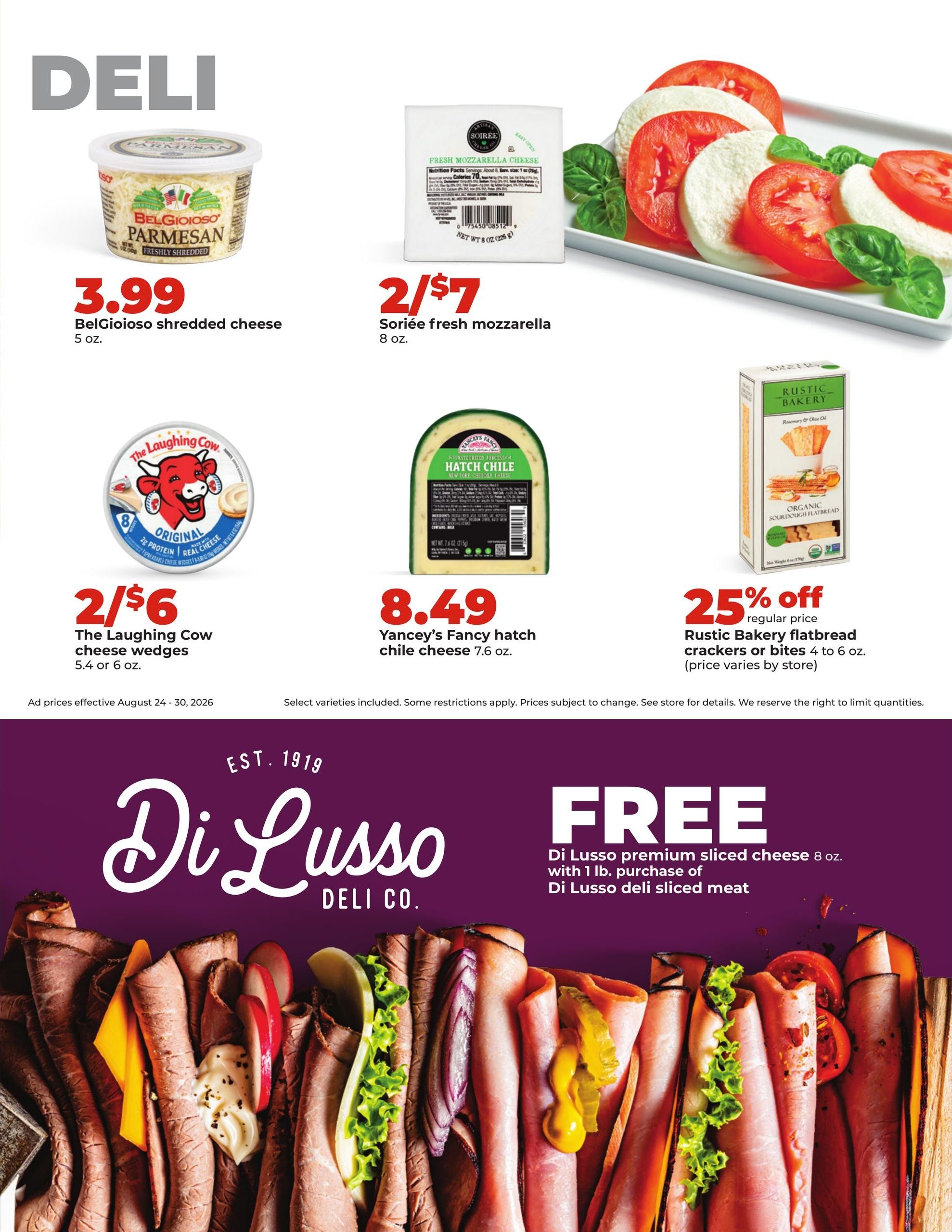 Hy-Vee (West Point Area, NE) Weekly Ad August 24 - 30, 2026