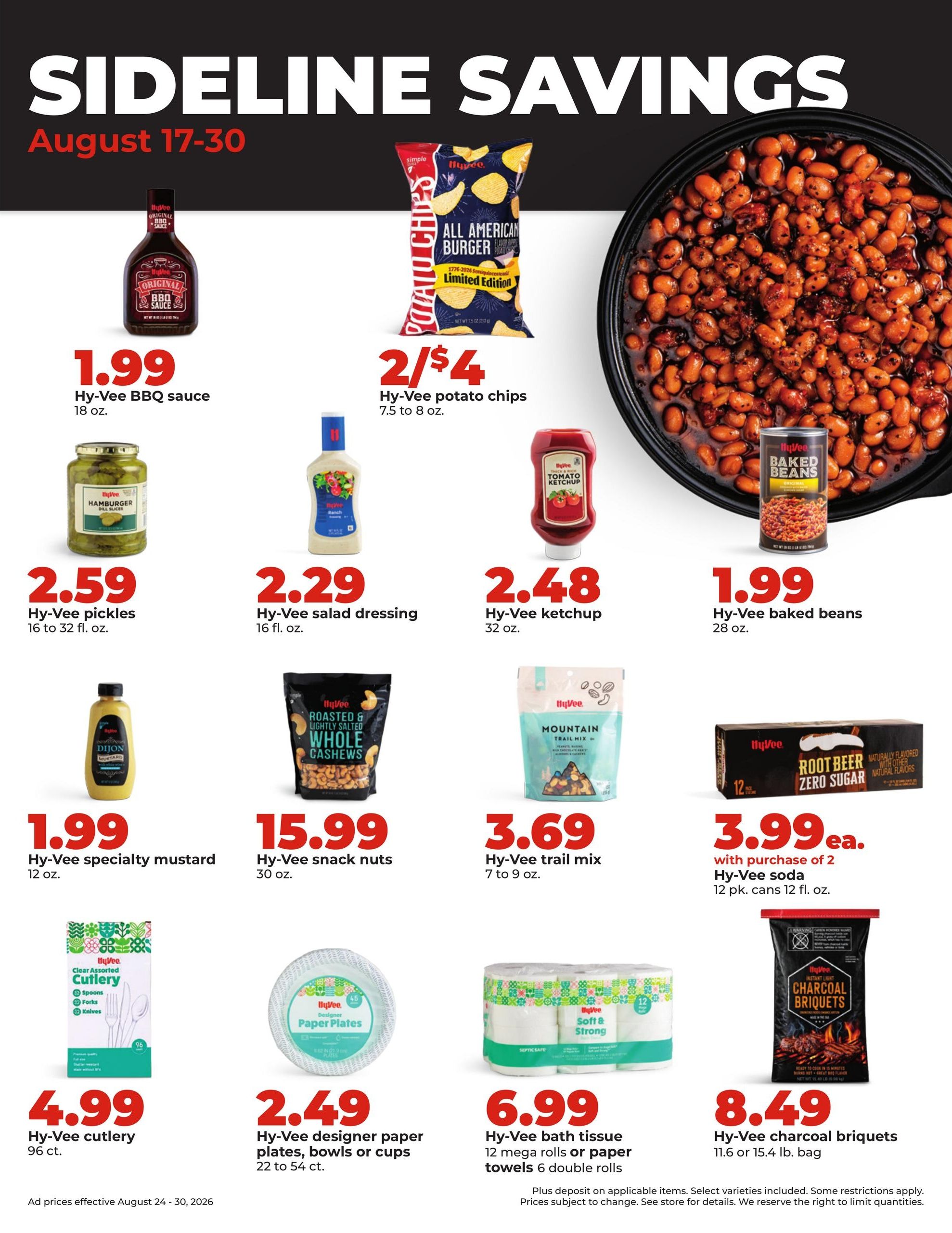 Hy-Vee (West Point Area, NE) Weekly Ad August 24 - 30, 2026