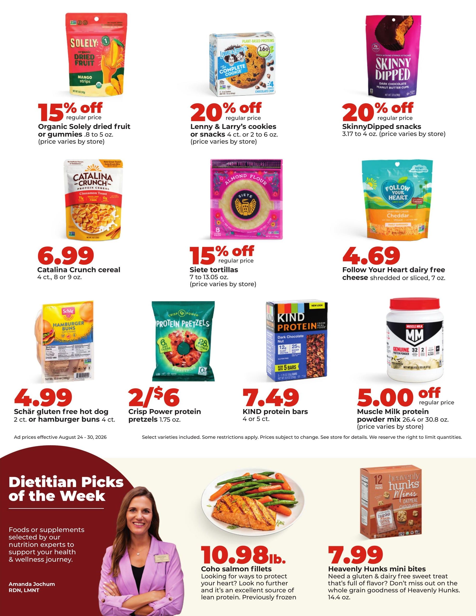 Hy-Vee (West Point Area, NE) Weekly Ad August 24 - 30, 2026